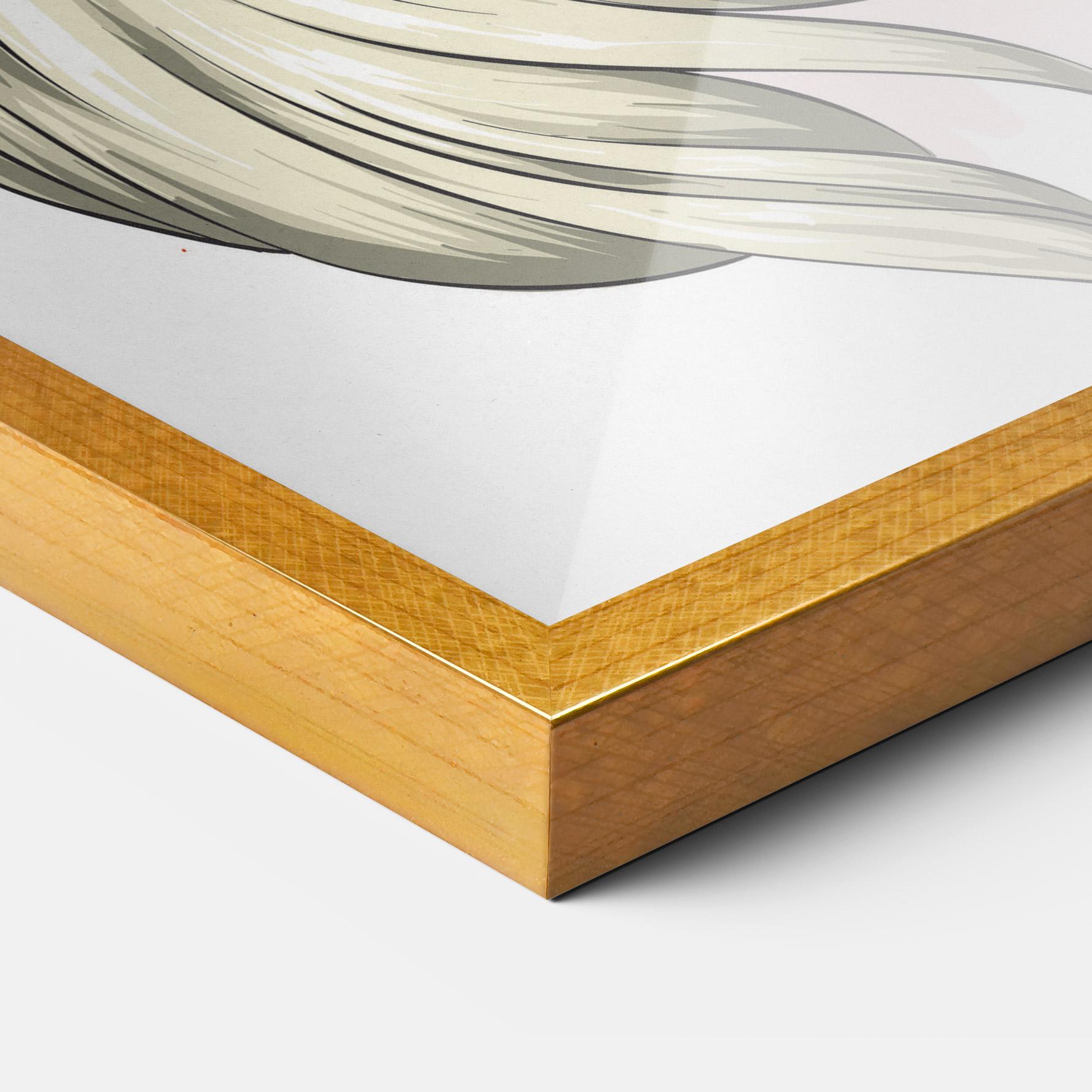 Poster Înrămat Gold Crown Woman mockup 3