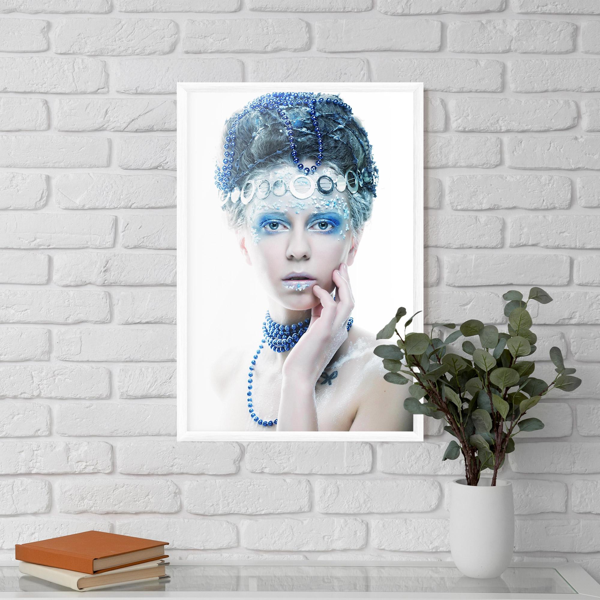 Poster Înrămat Blue Fairy Woman mockup 5