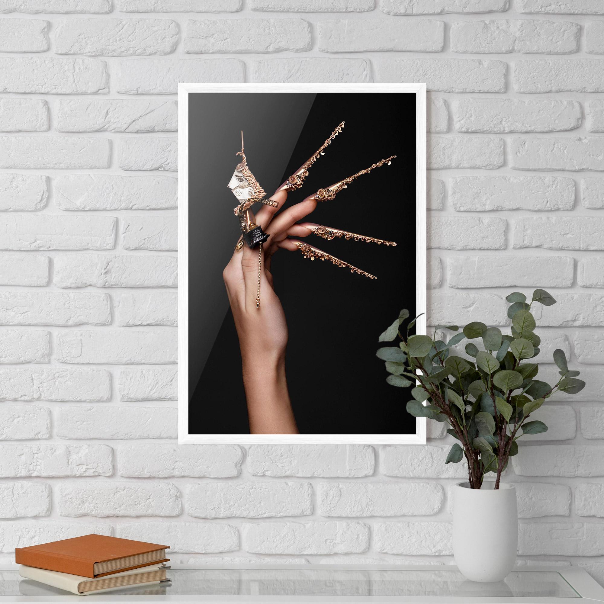 Poster Înrămat Creative Design Nails mockup 5