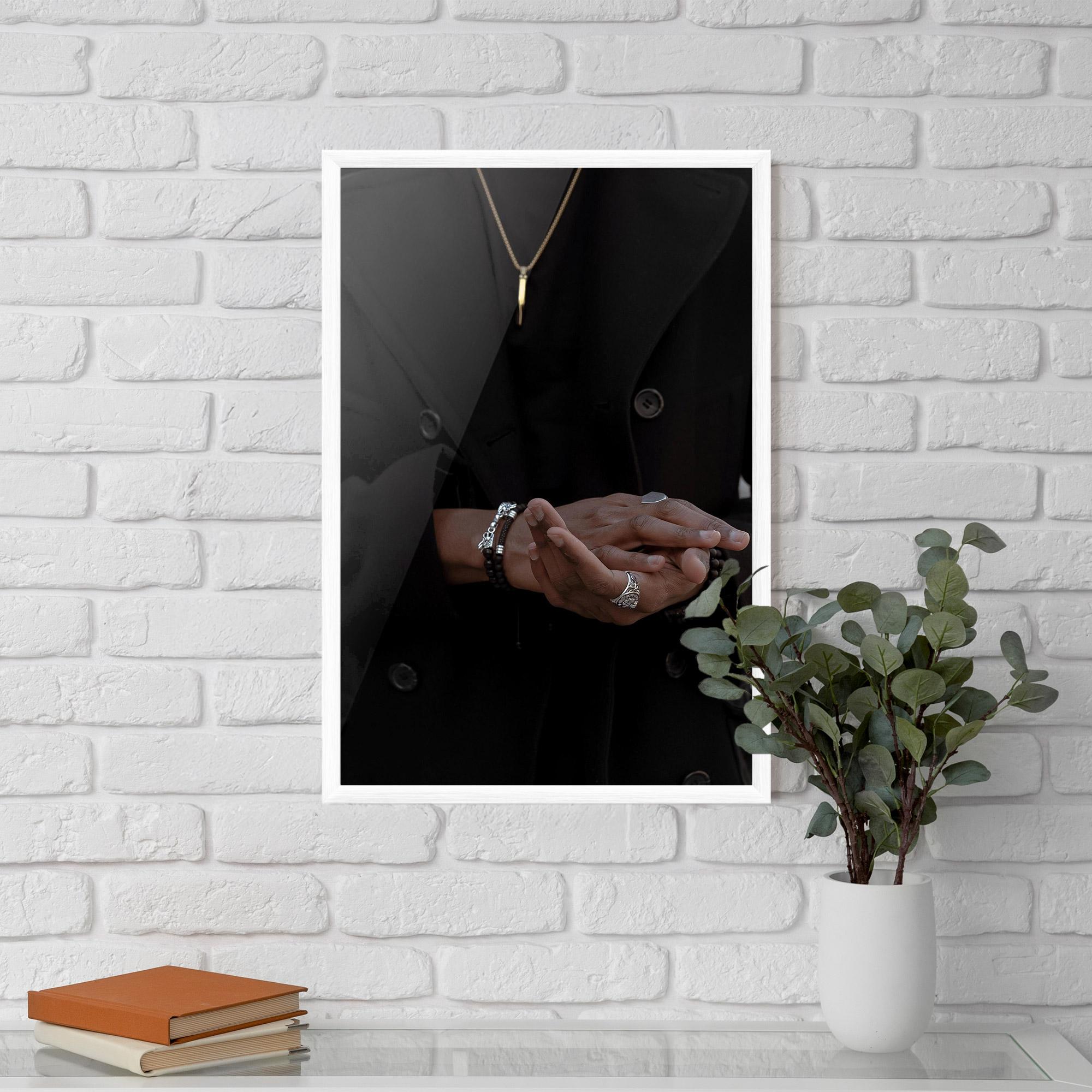 Poster Înrămat Man Accessories mockup 5