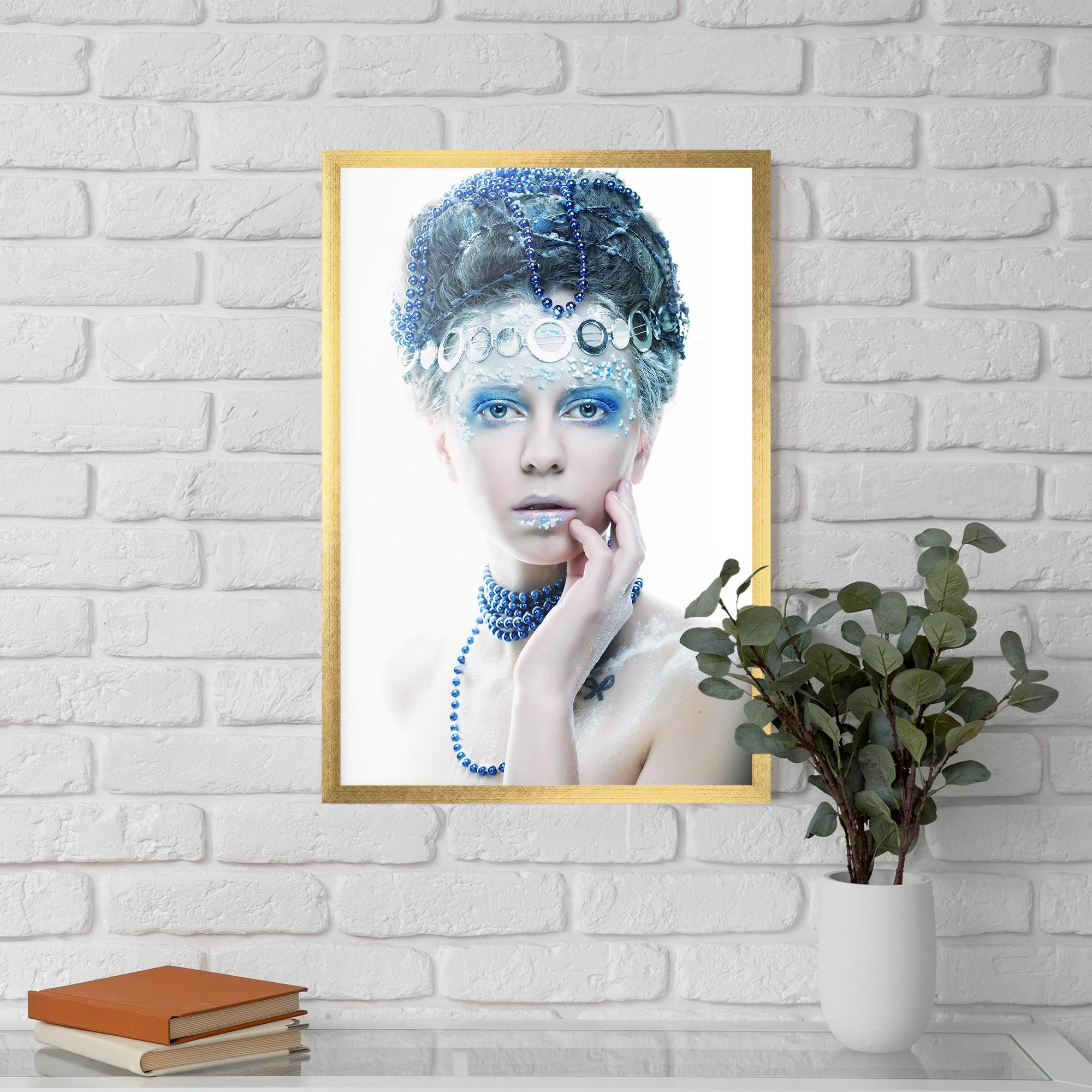 Poster Înrămat Blue Fairy Woman mockup 5