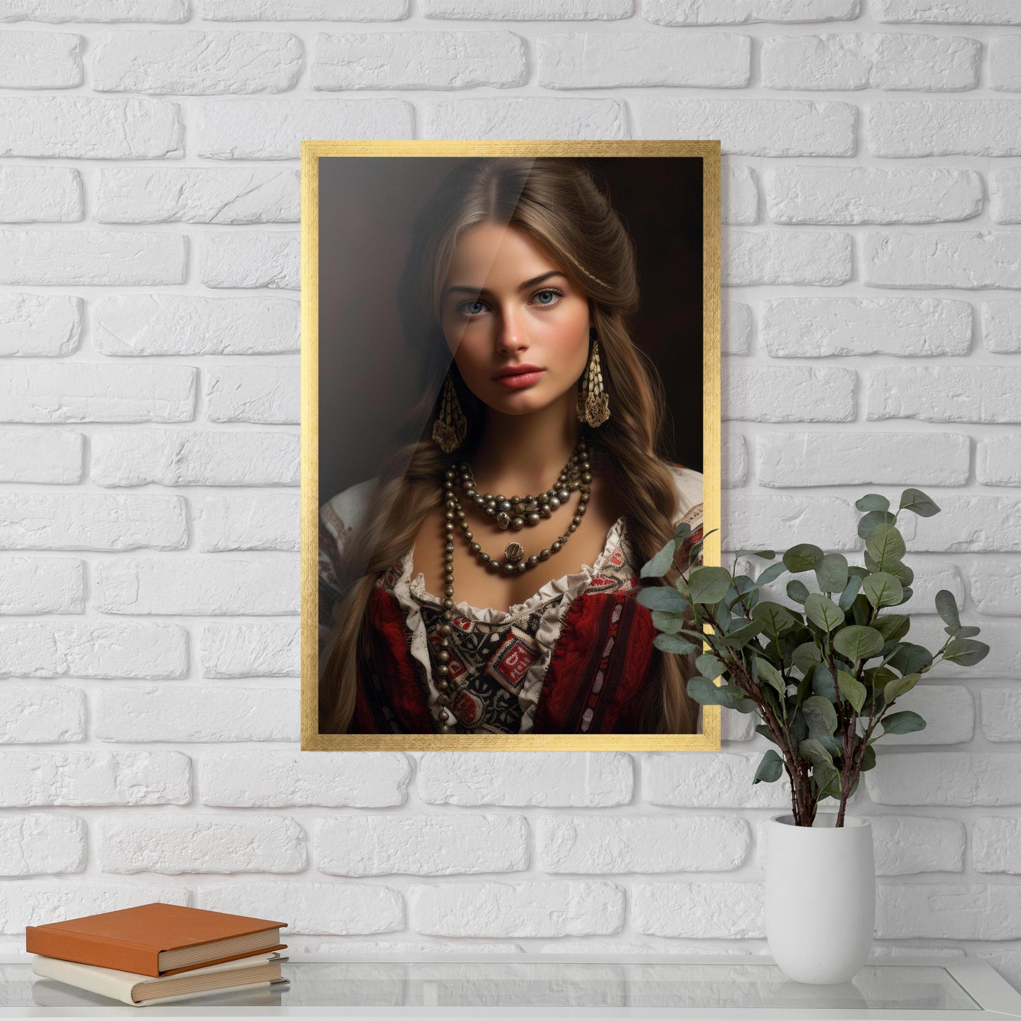Poster Înrămat Traditional Necklace mockup 5