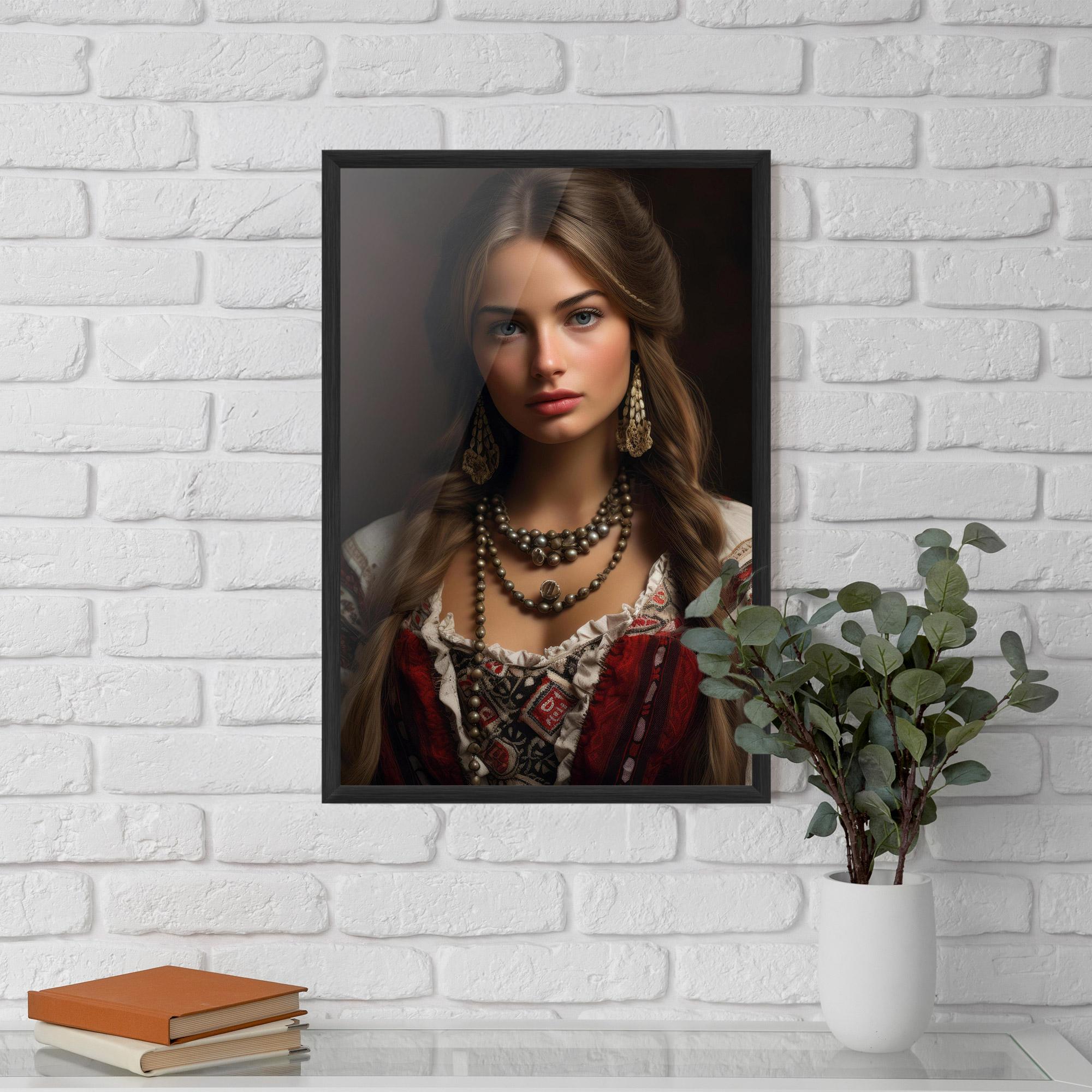 Poster Înrămat Traditional Necklace mockup 5