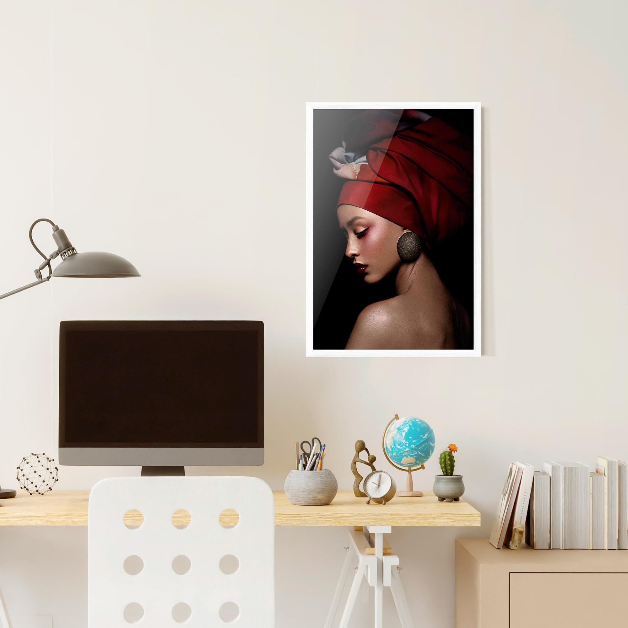 Poster Înrămat Big Circle Earring mockup 6