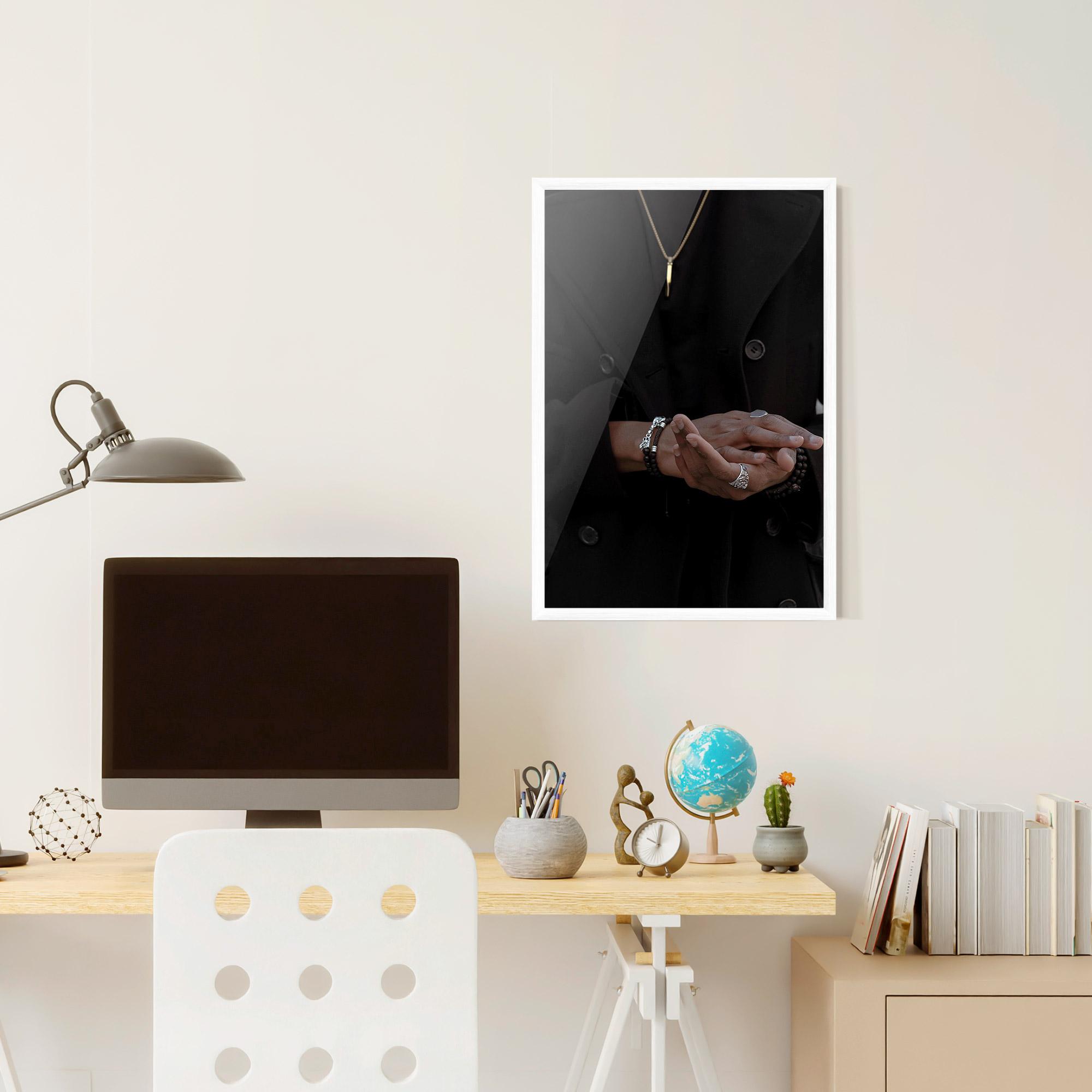 Poster Înrămat Man Accessories mockup 6