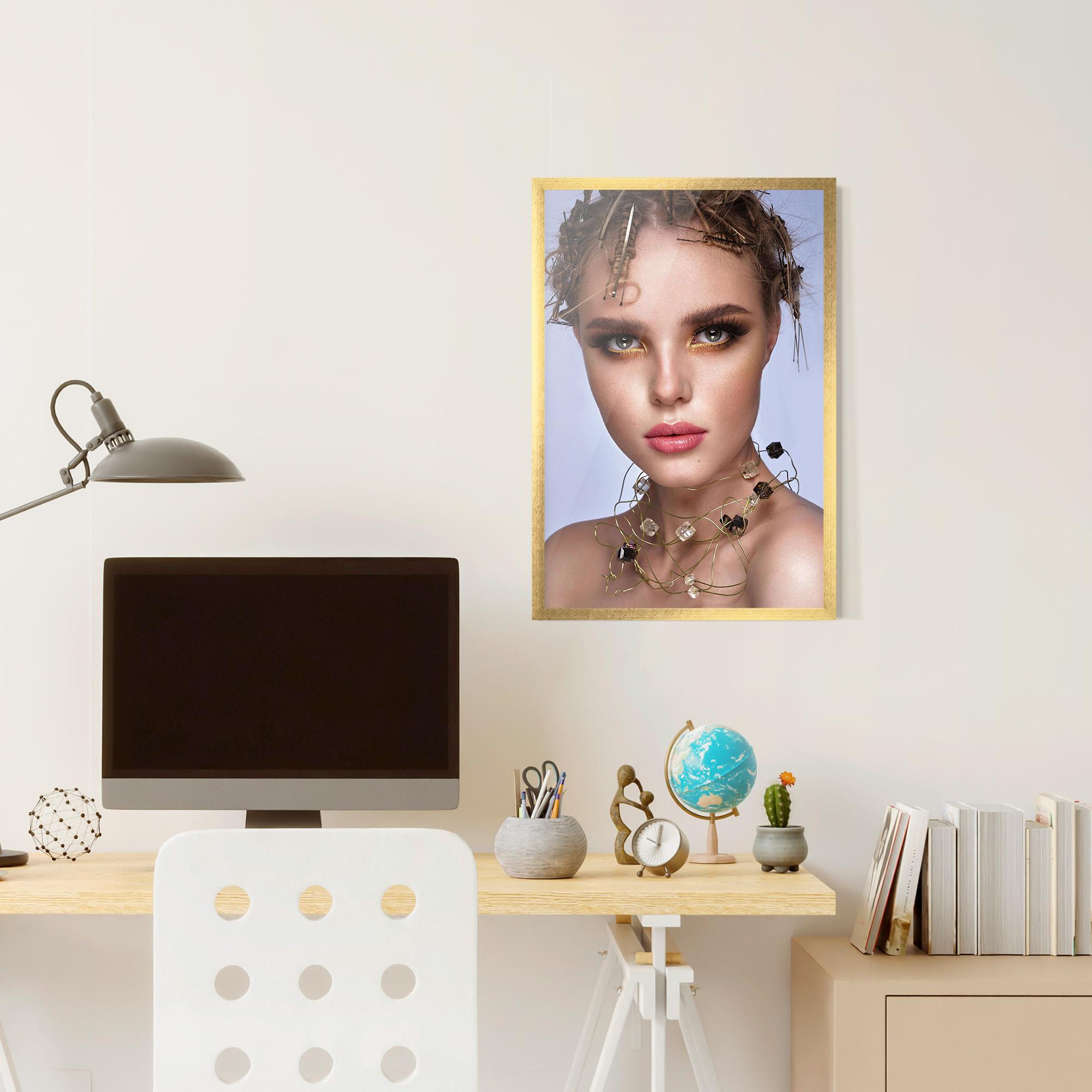Poster Înrămat Gold Abstract Accessory mockup 6