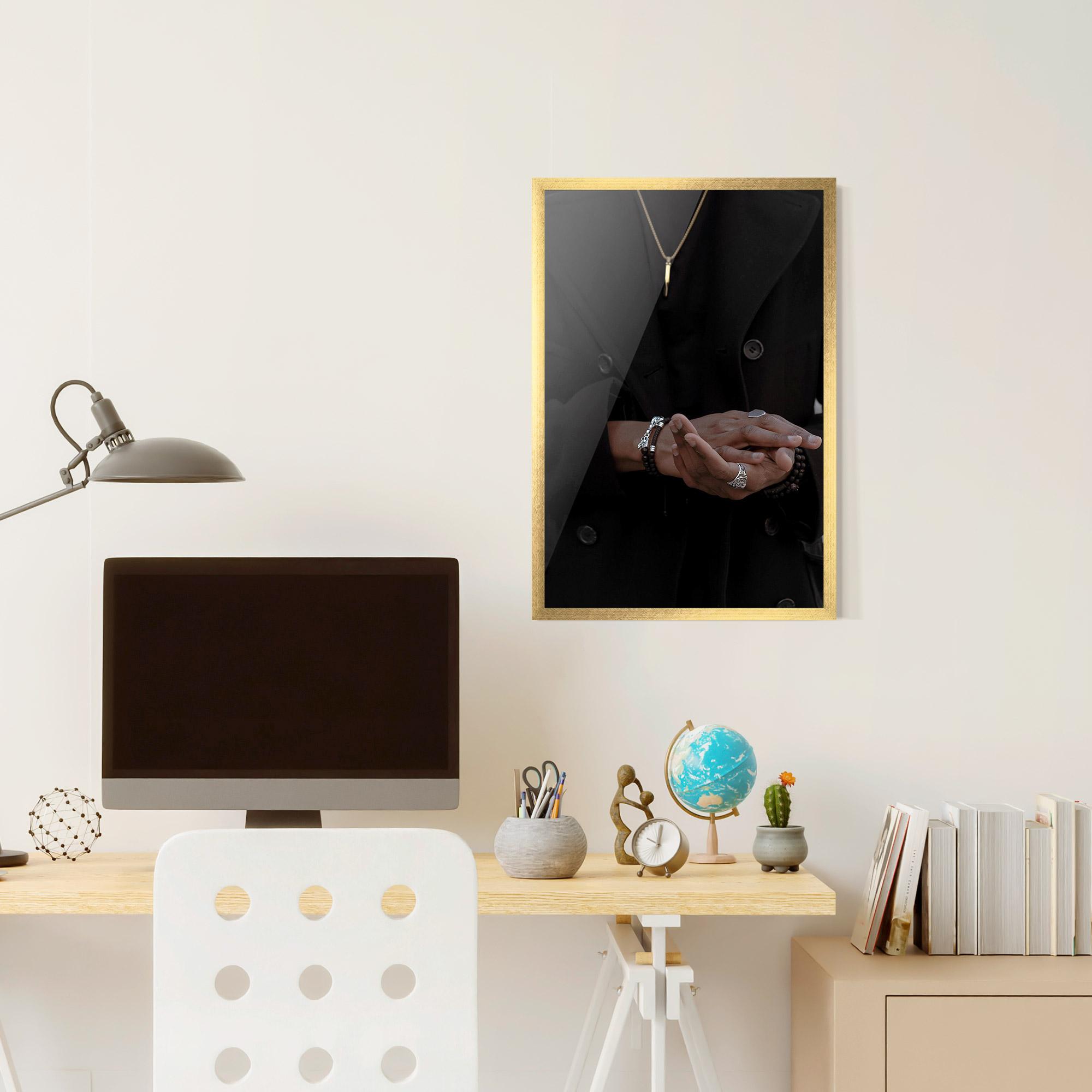 Poster Înrămat Man Accessories mockup 6