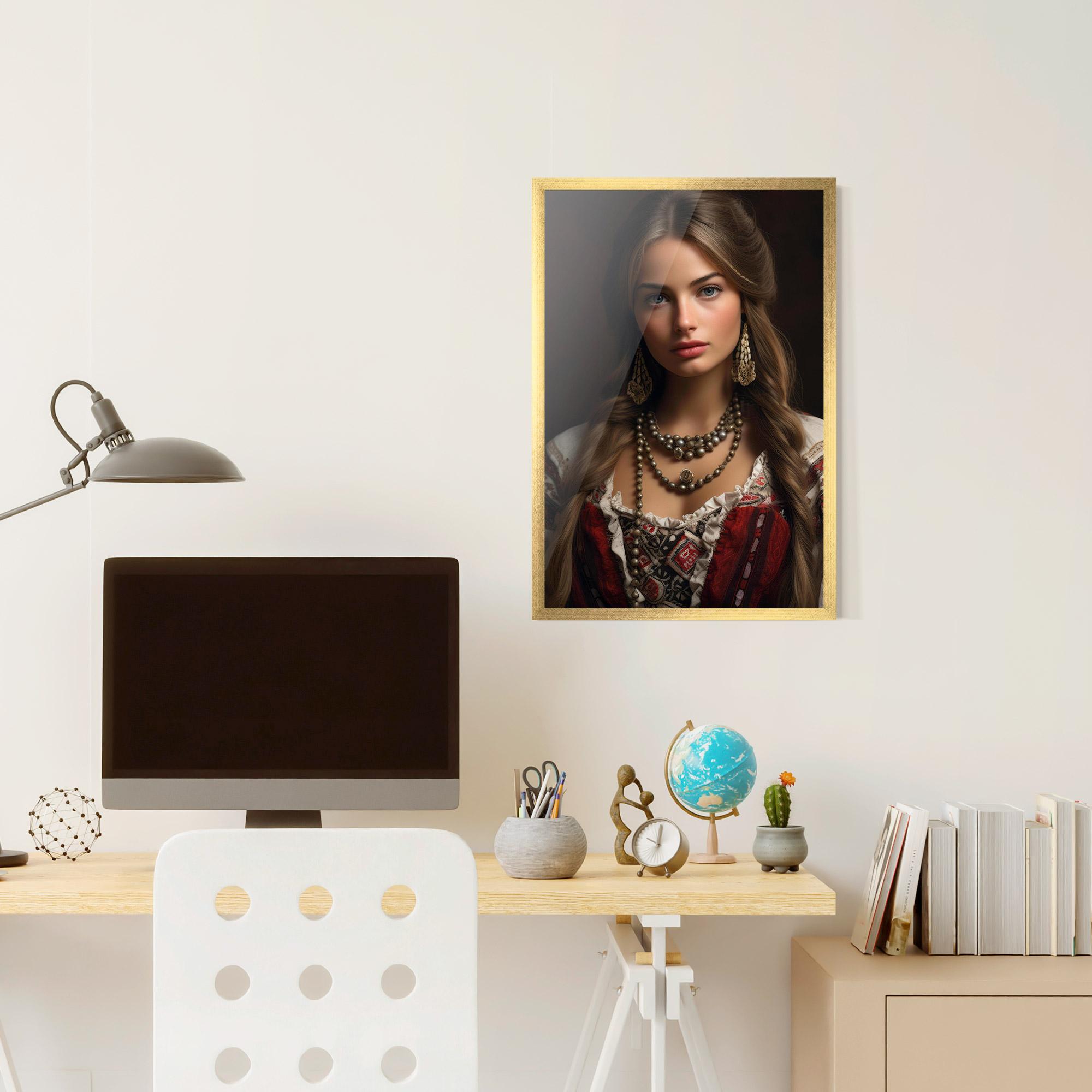 Poster Înrămat Traditional Necklace mockup 6