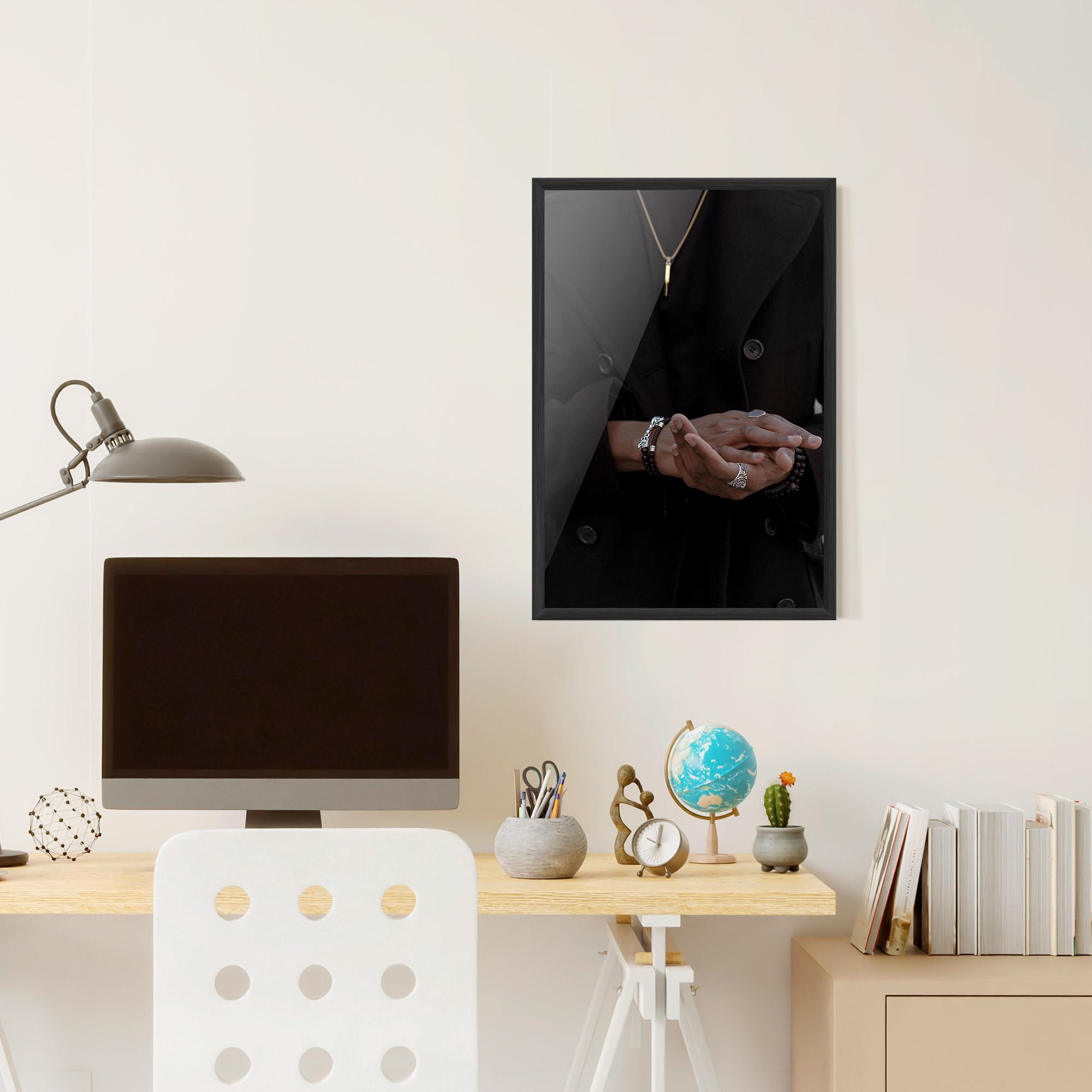 Poster Înrămat Man Accessories mockup 6