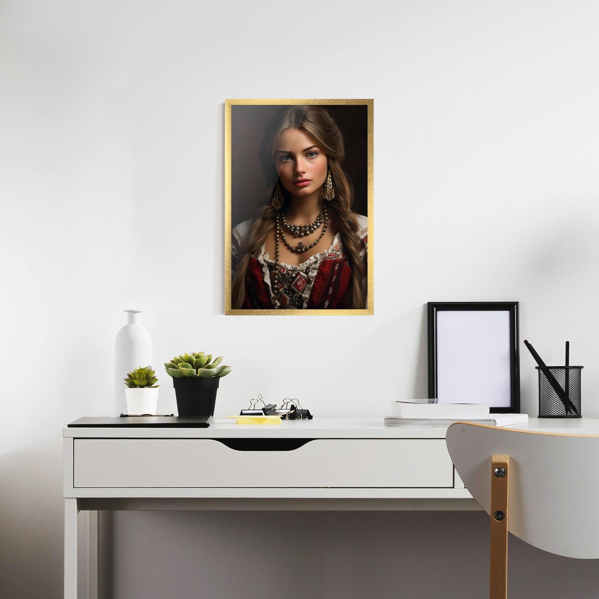 Poster Înrămat Traditional Necklace mockup 7