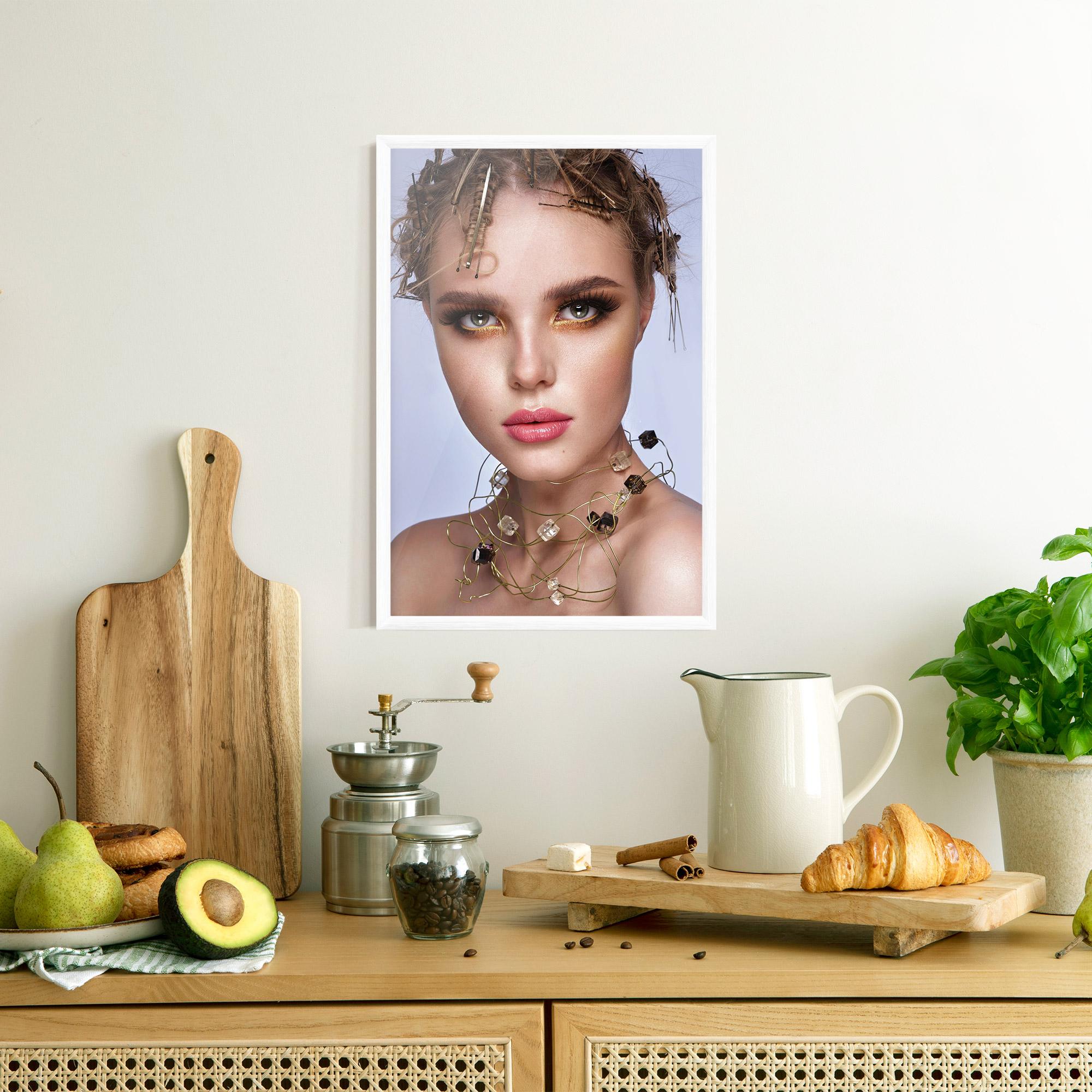 Poster Înrămat Gold Abstract Accessory mockup 8