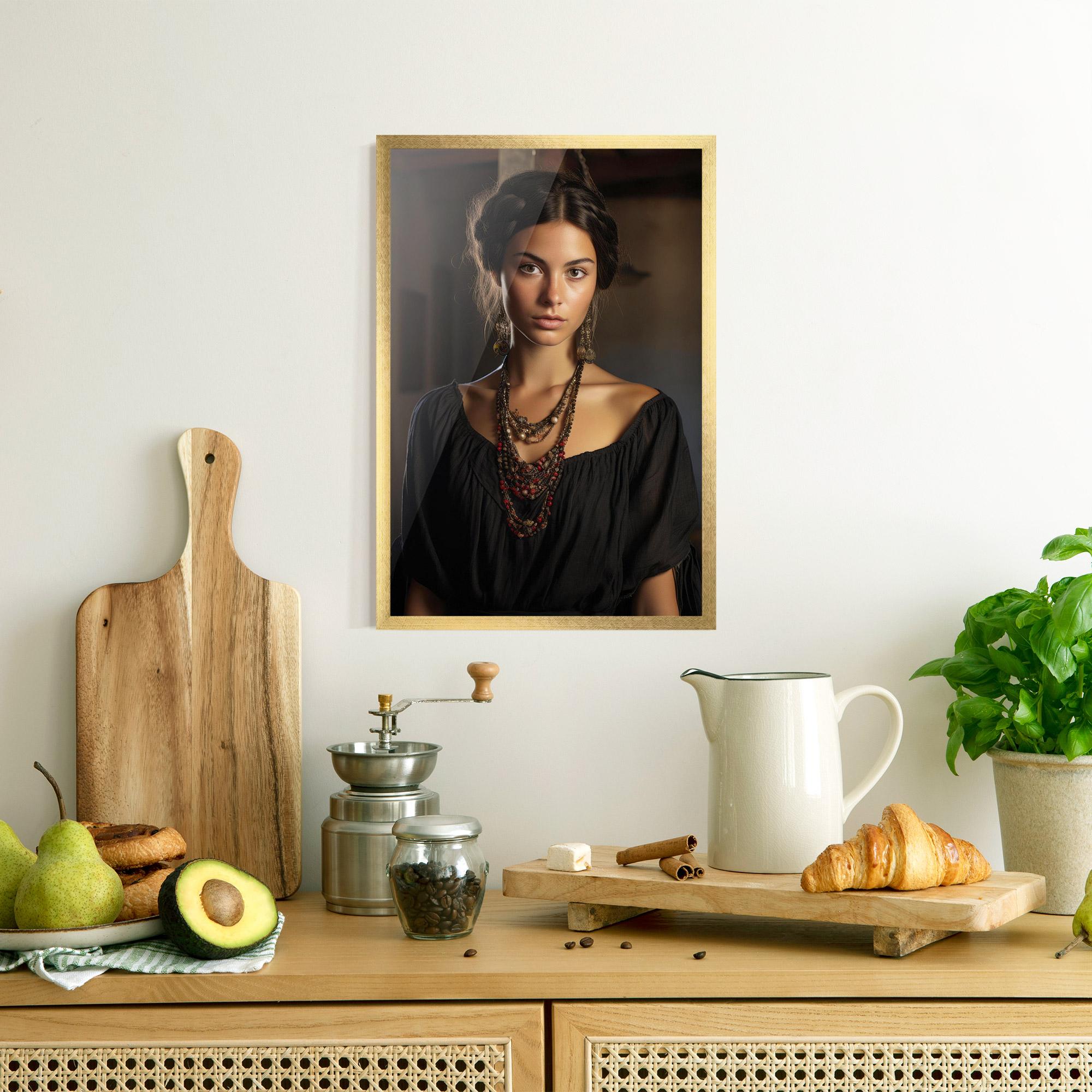 Poster Înrămat Handmade Jewelry mockup 8