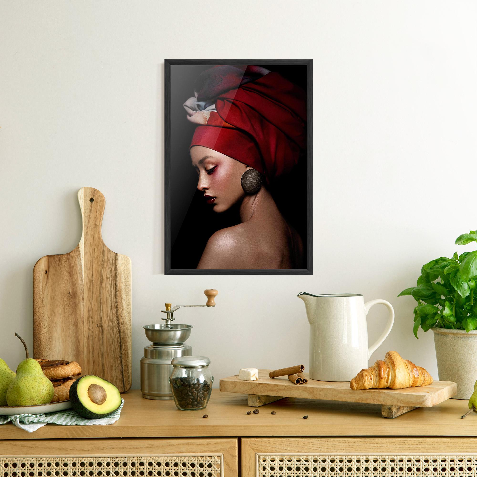 Poster Înrămat Big Circle Earring mockup 8