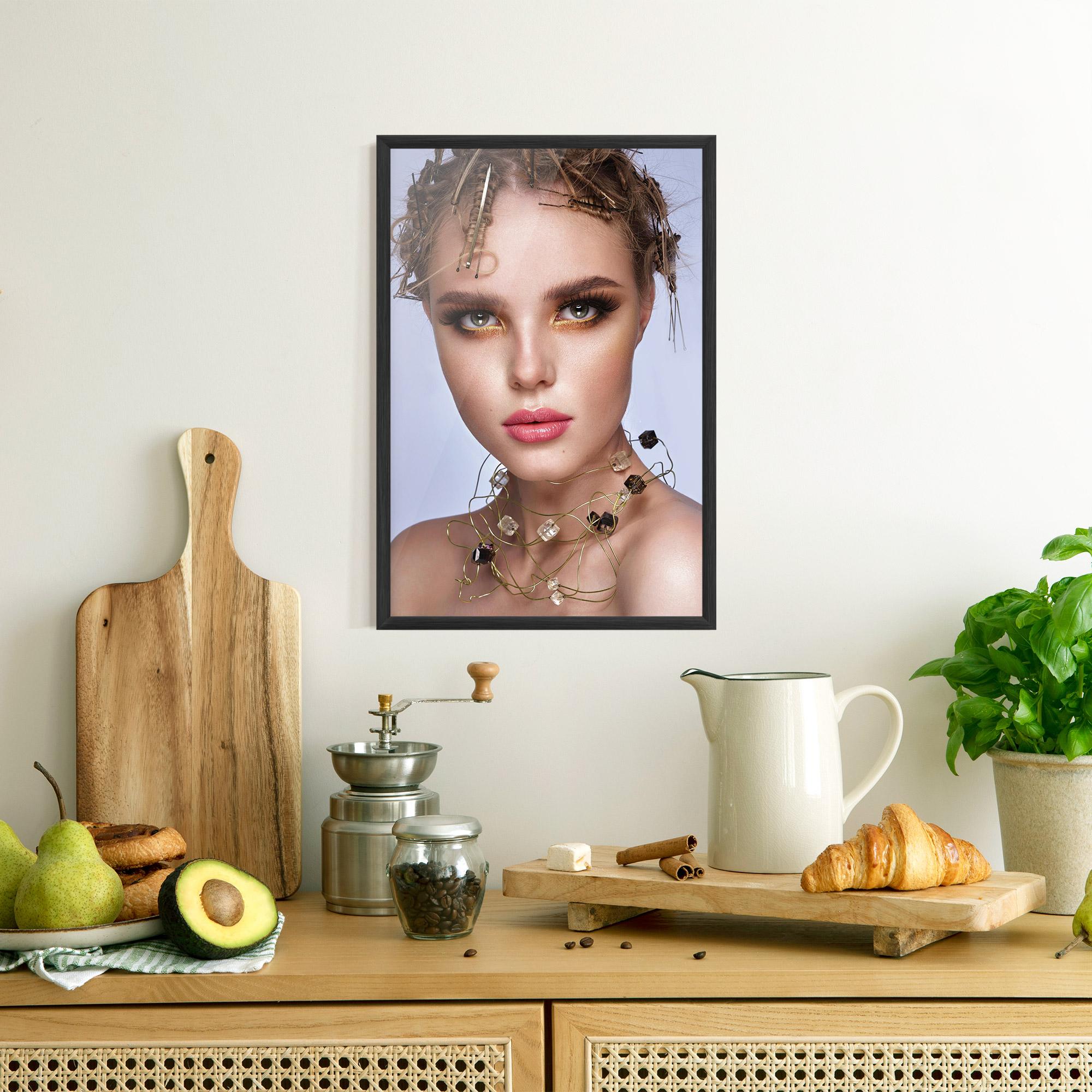 Poster Înrămat Gold Abstract Accessory mockup 8