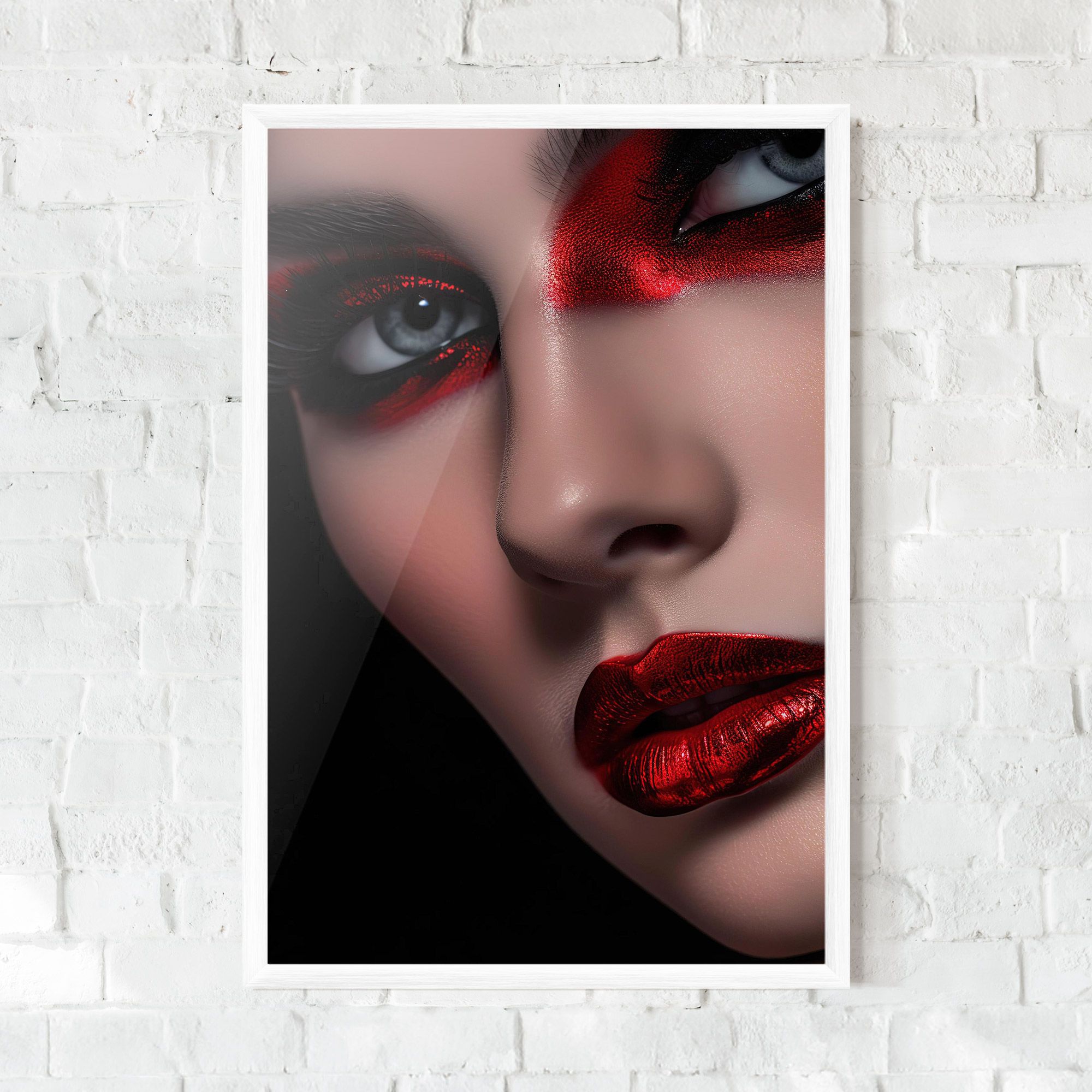 Close Up Red Makeup mockup 0