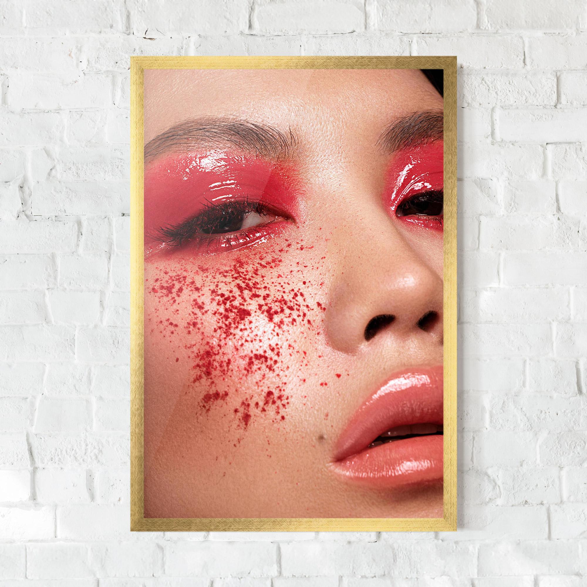 Poster Înrămat Pretty Asian Makeup mockup 0