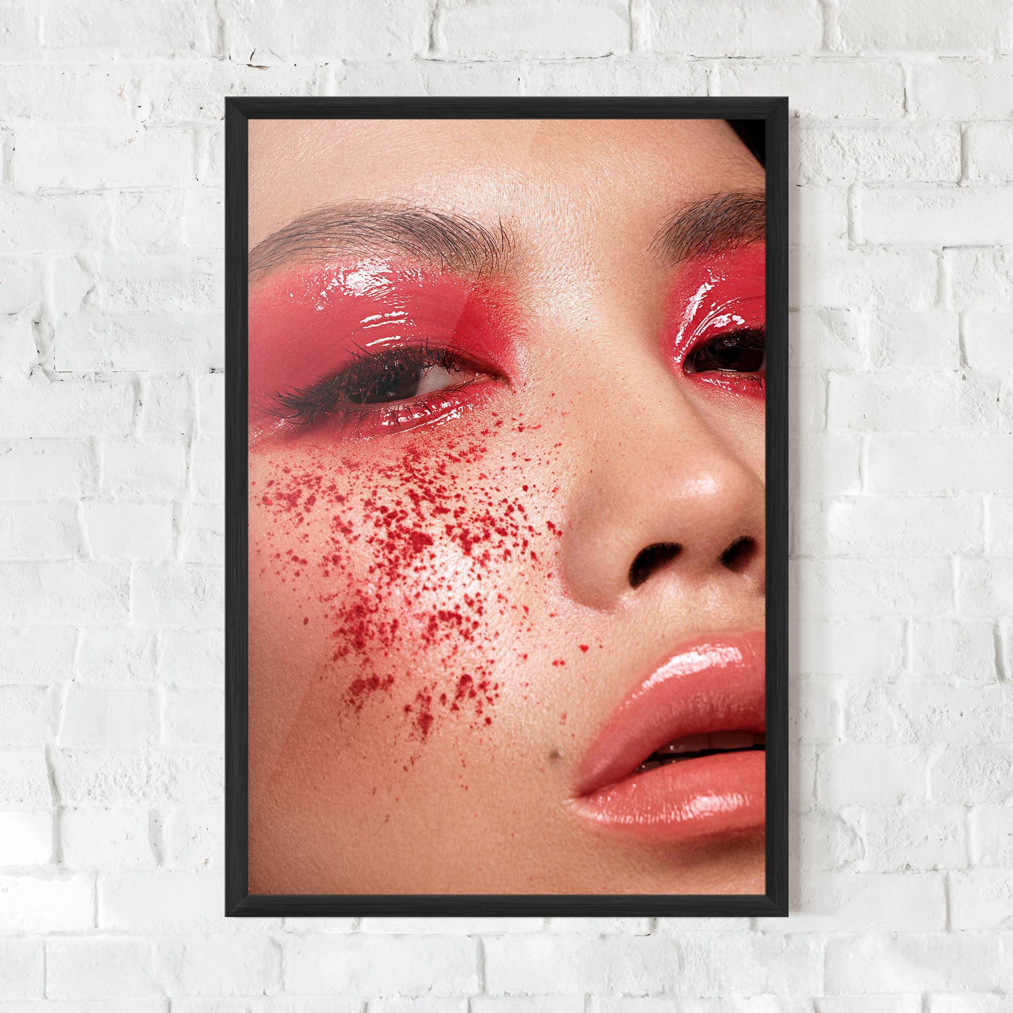 Poster Înrămat Pretty Asian Makeup mockup 0