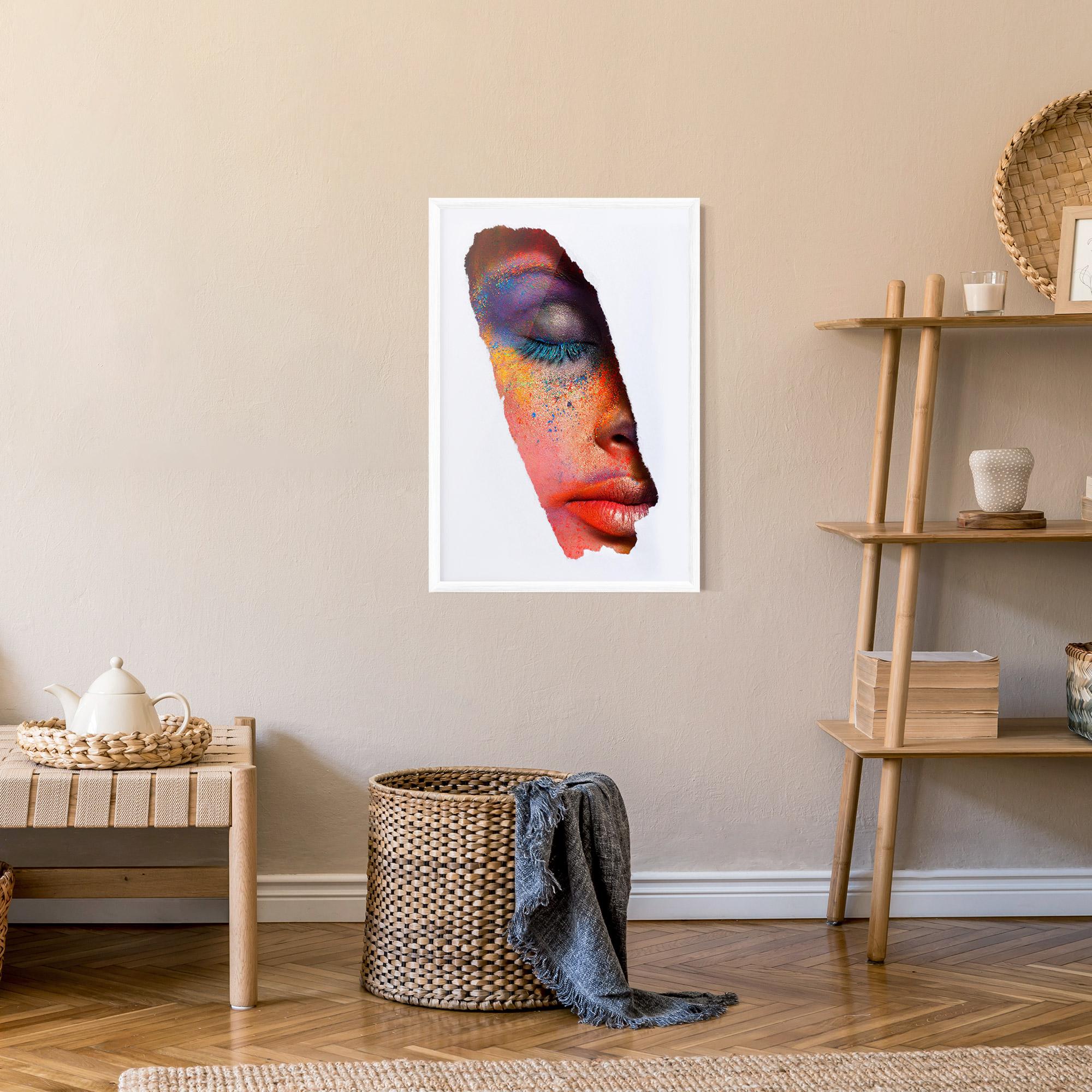 Poster Înrămat Blue Eyelashes mockup 9