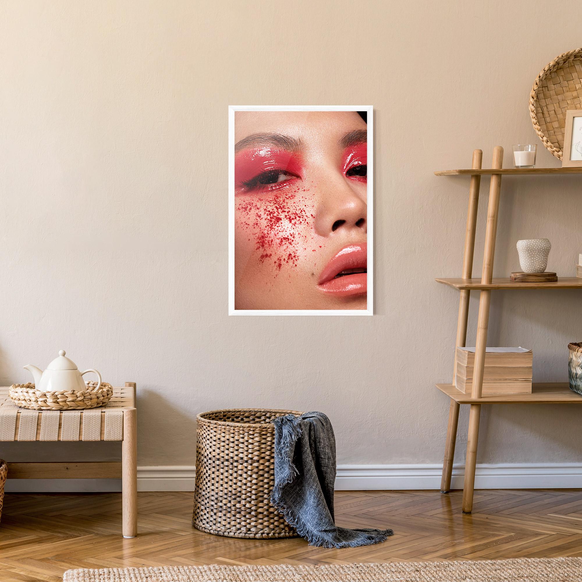 Poster Înrămat Pretty Asian Makeup mockup 9