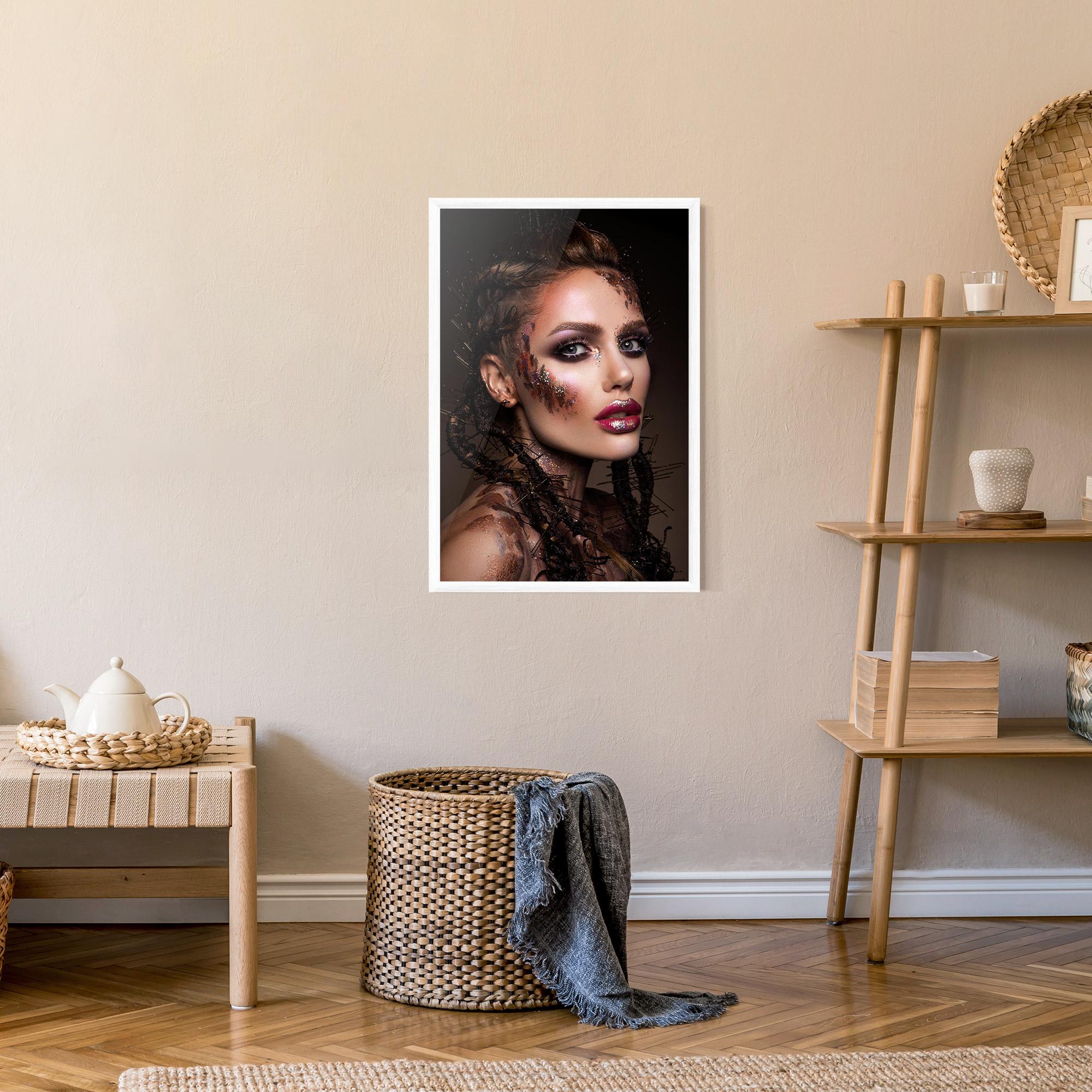 Poster Înrămat Purple Eyelashes mockup 9