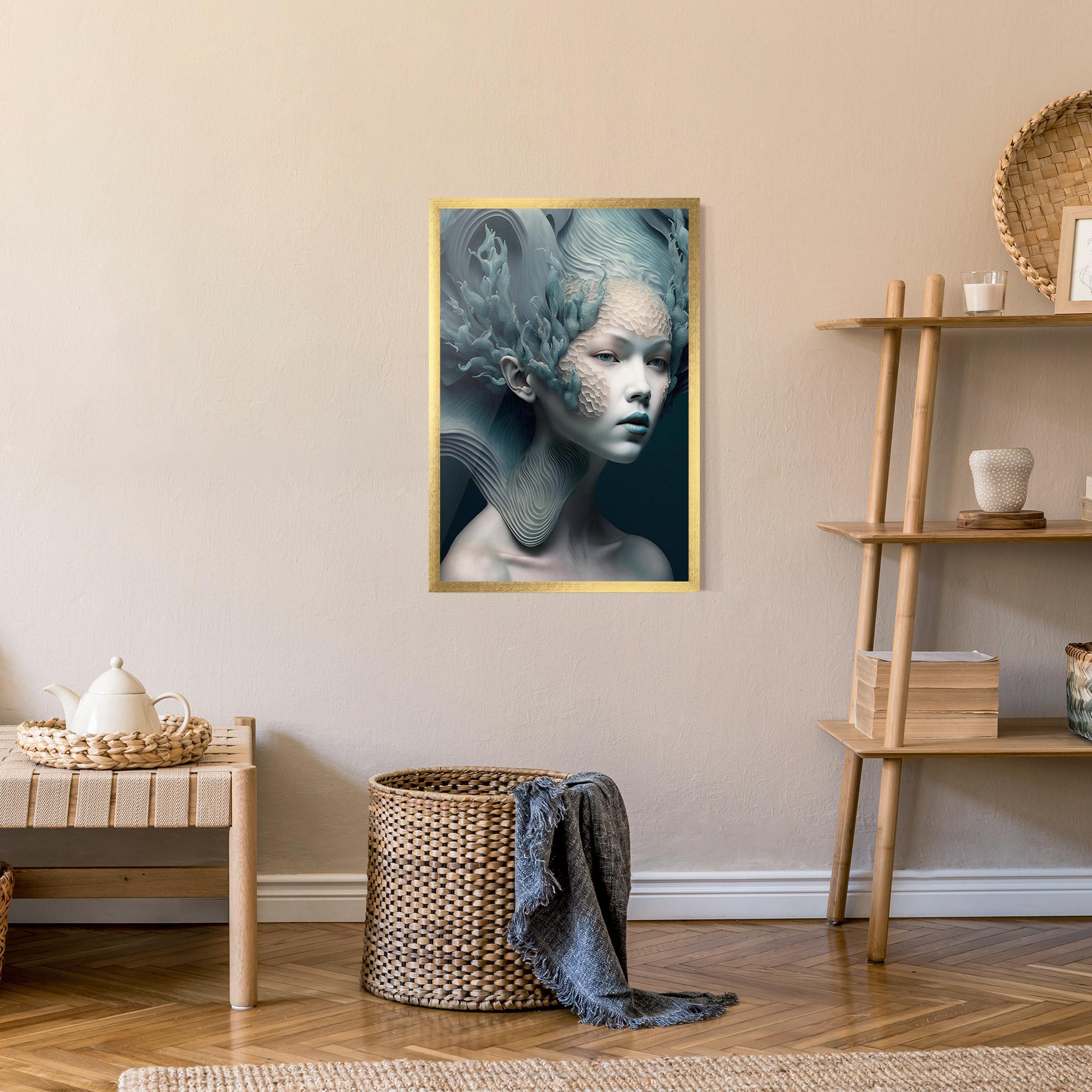 Poster Înrămat Mermaid Makeup mockup 9