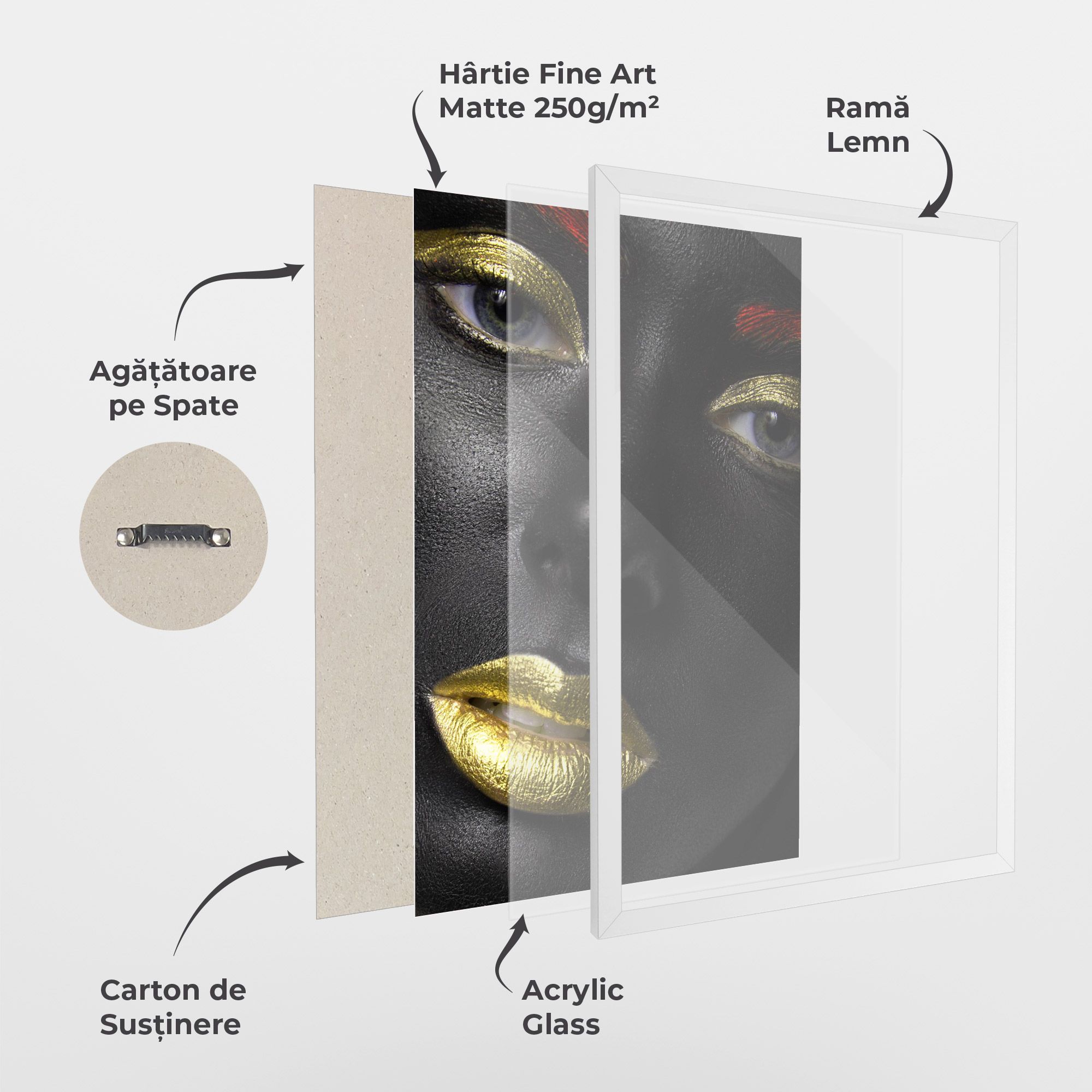 Gold Make Up And Lips mockup 1