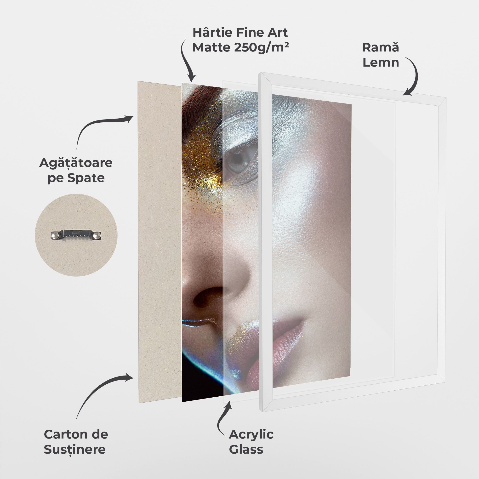 Golden Silver Makeup mockup 1