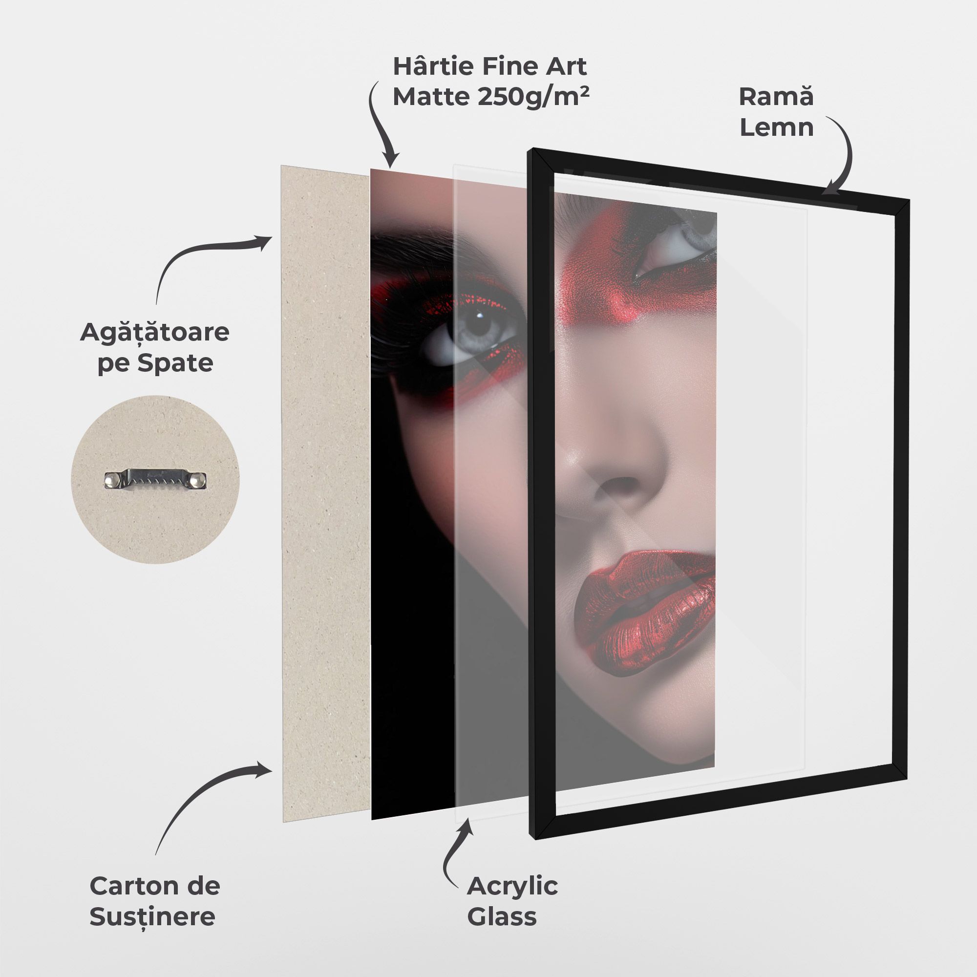 Close Up Red Makeup mockup 1