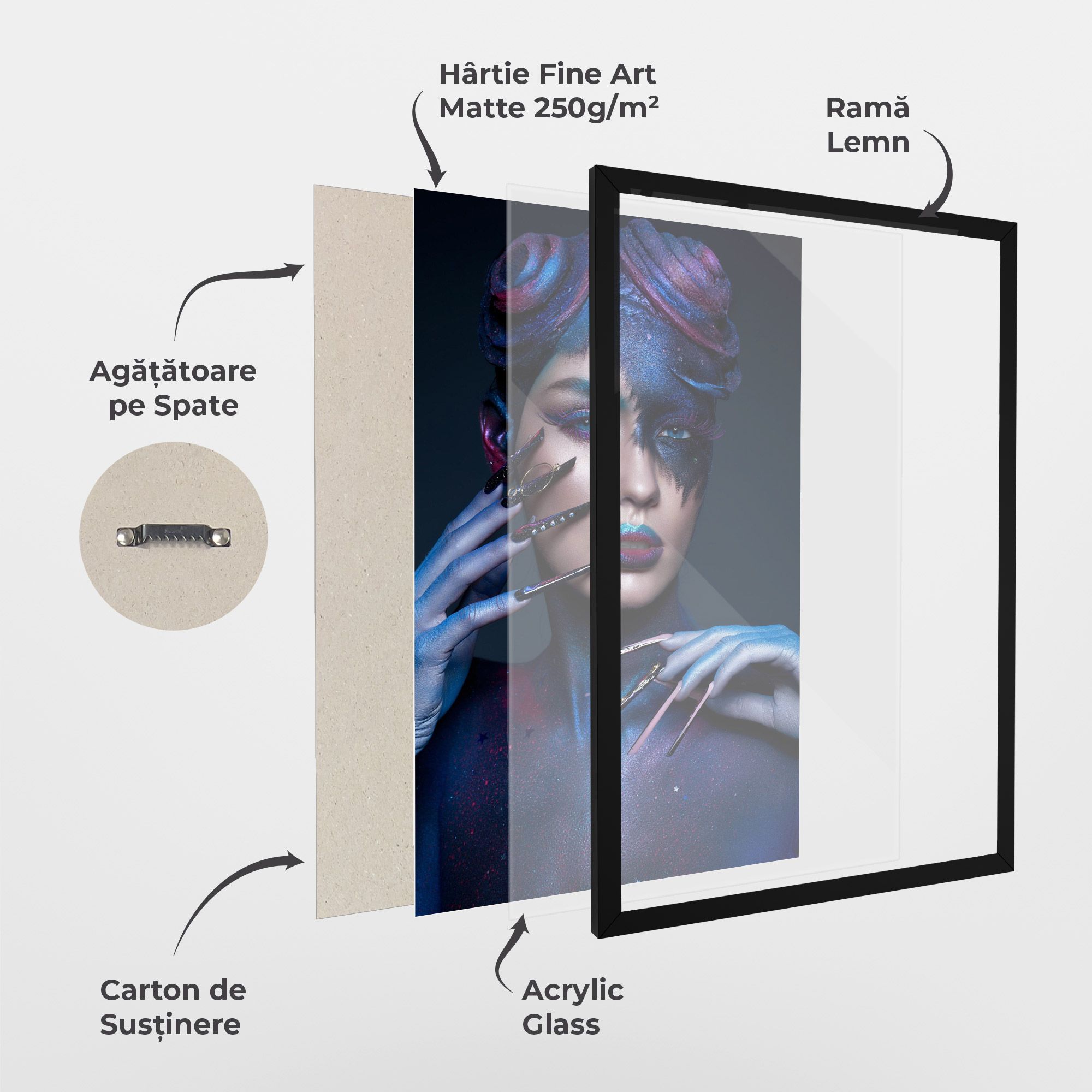 Galaxy Hair Girl mockup 1