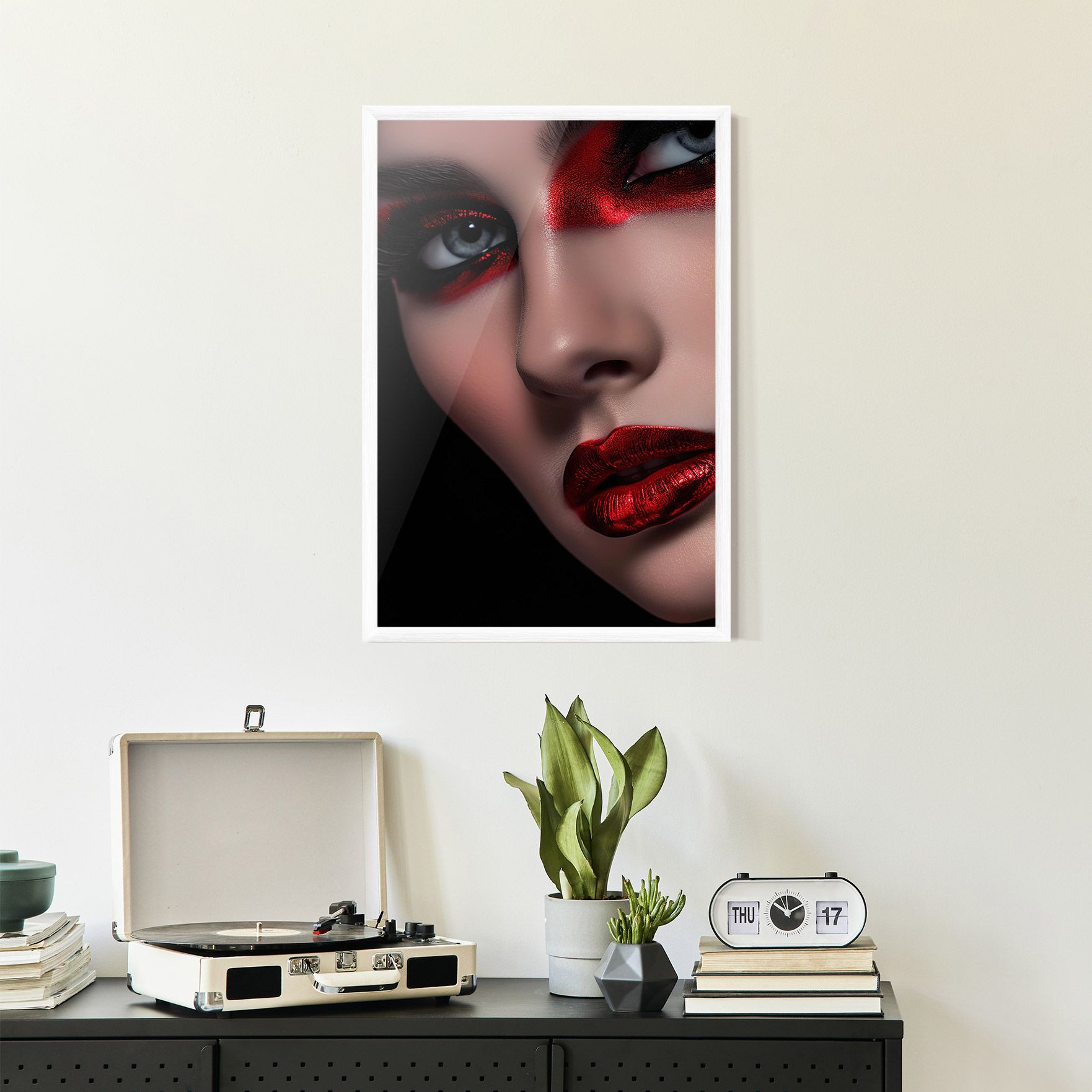 Close Up Red Makeup mockup 2