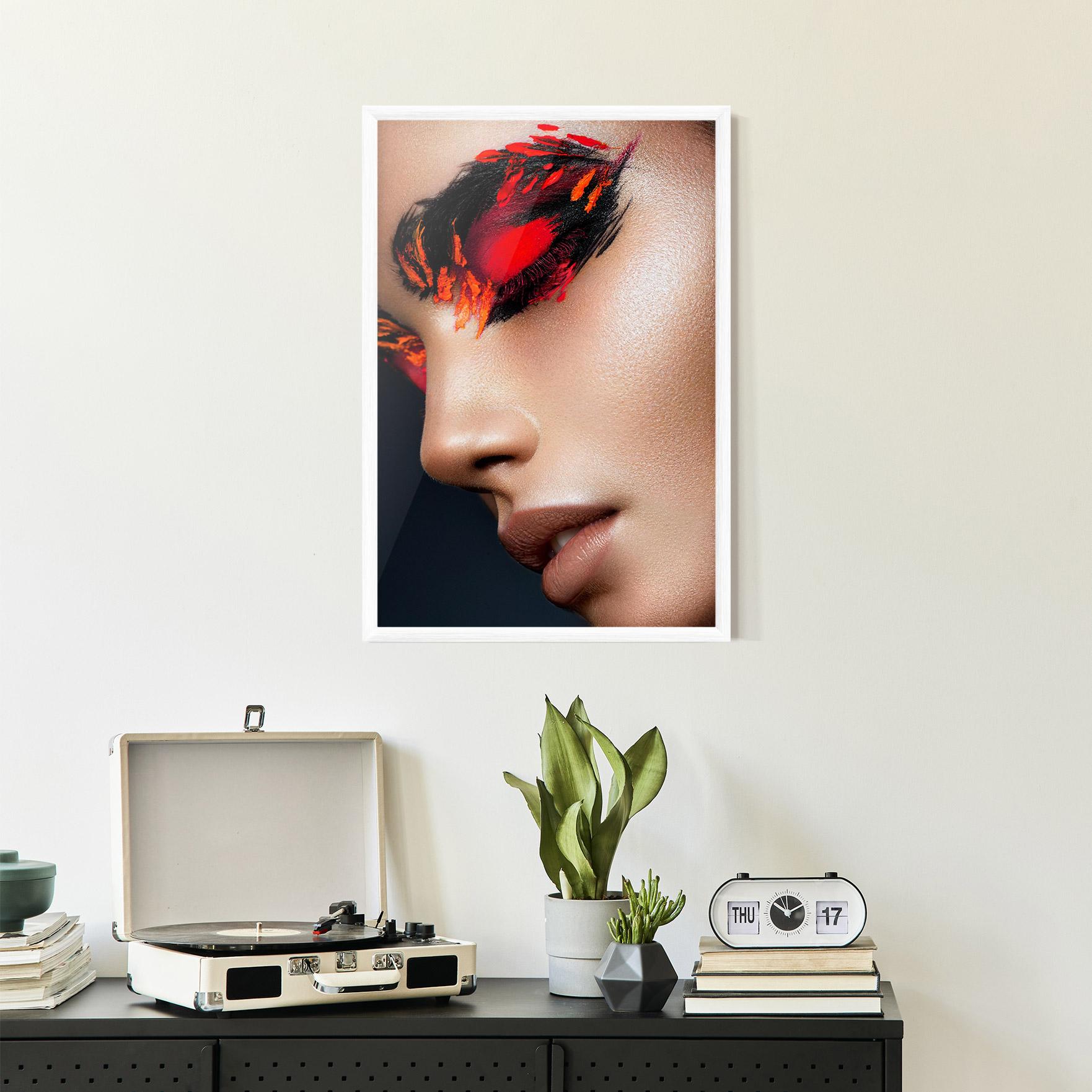 Poster Înrămat Fire Make Up mockup 2