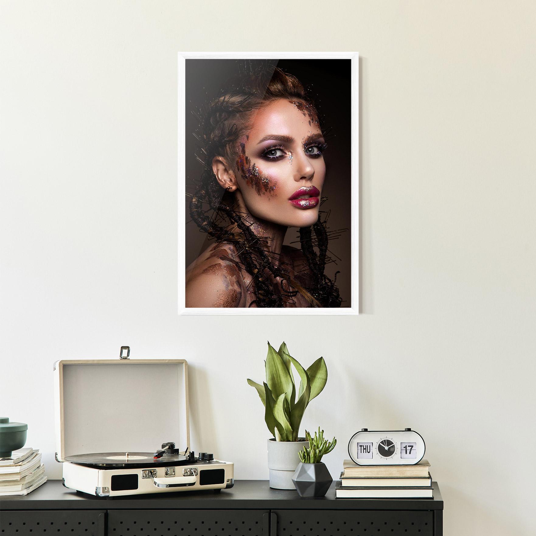 Poster Înrămat Purple Eyelashes mockup 2