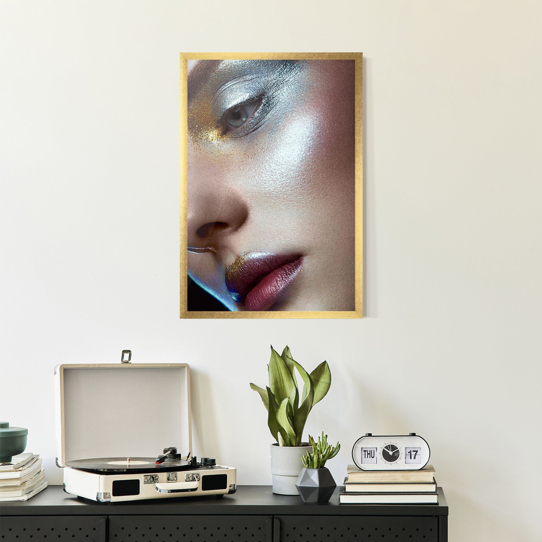 Golden Silver Makeup mockup 2