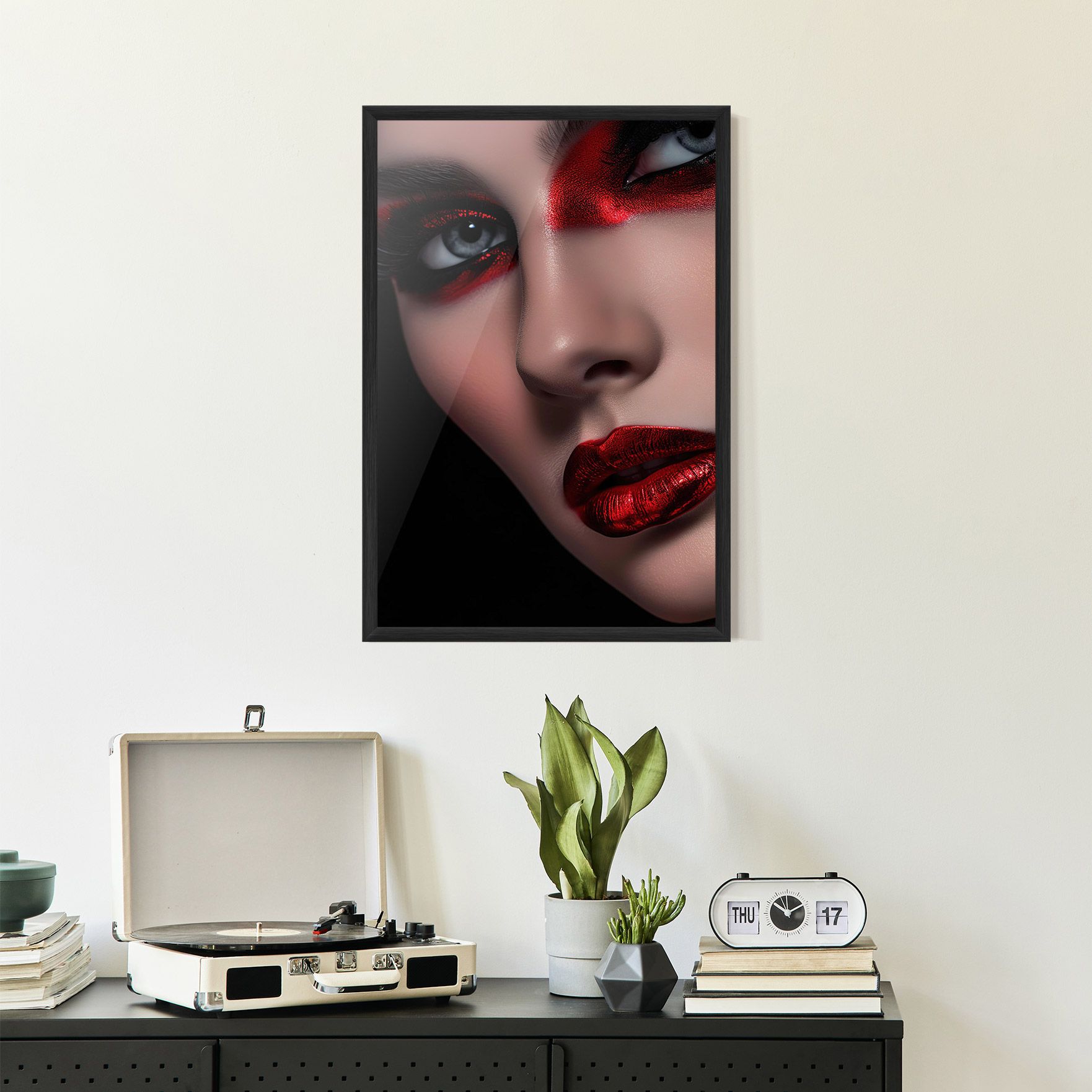 Close Up Red Makeup mockup 2