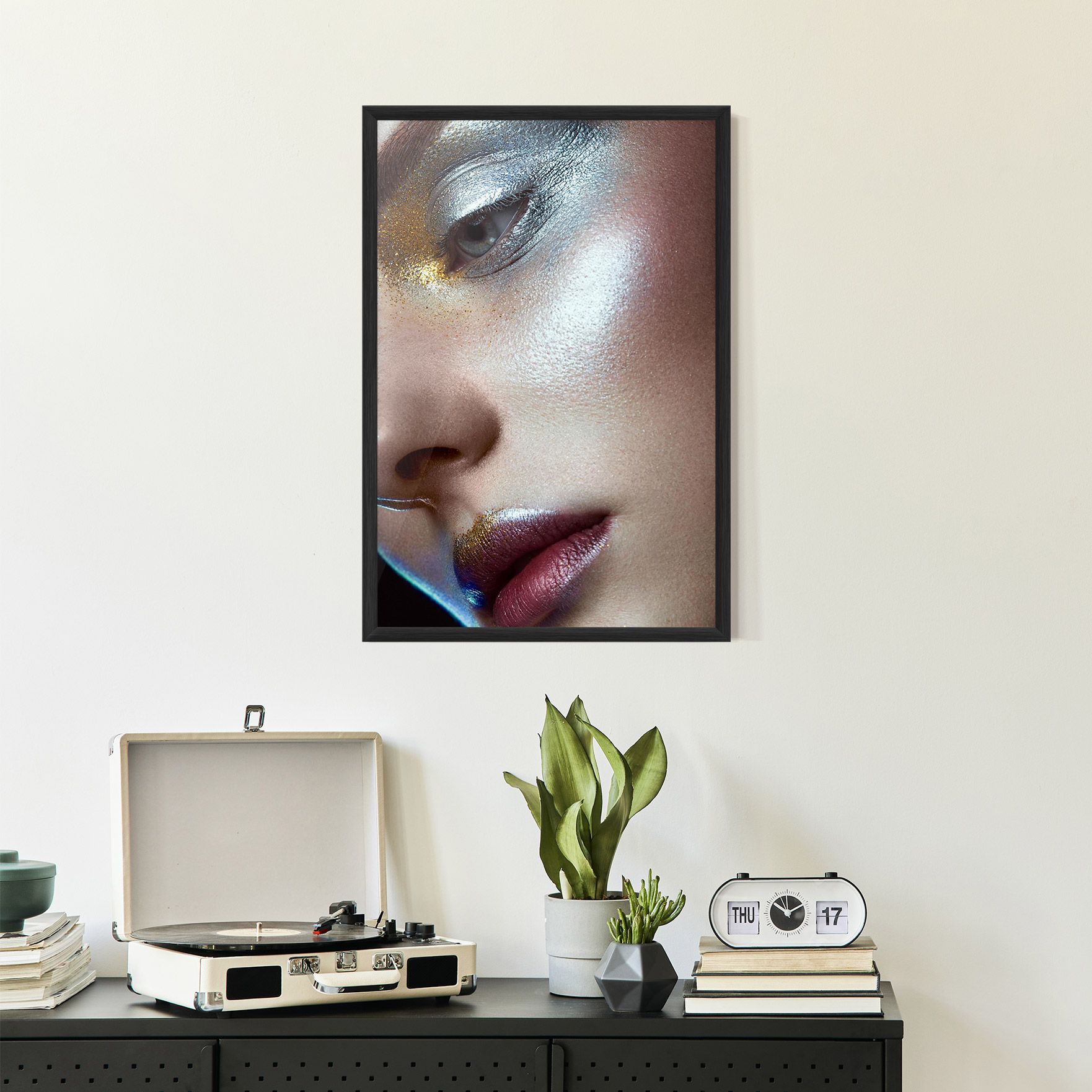 Golden Silver Makeup mockup 2