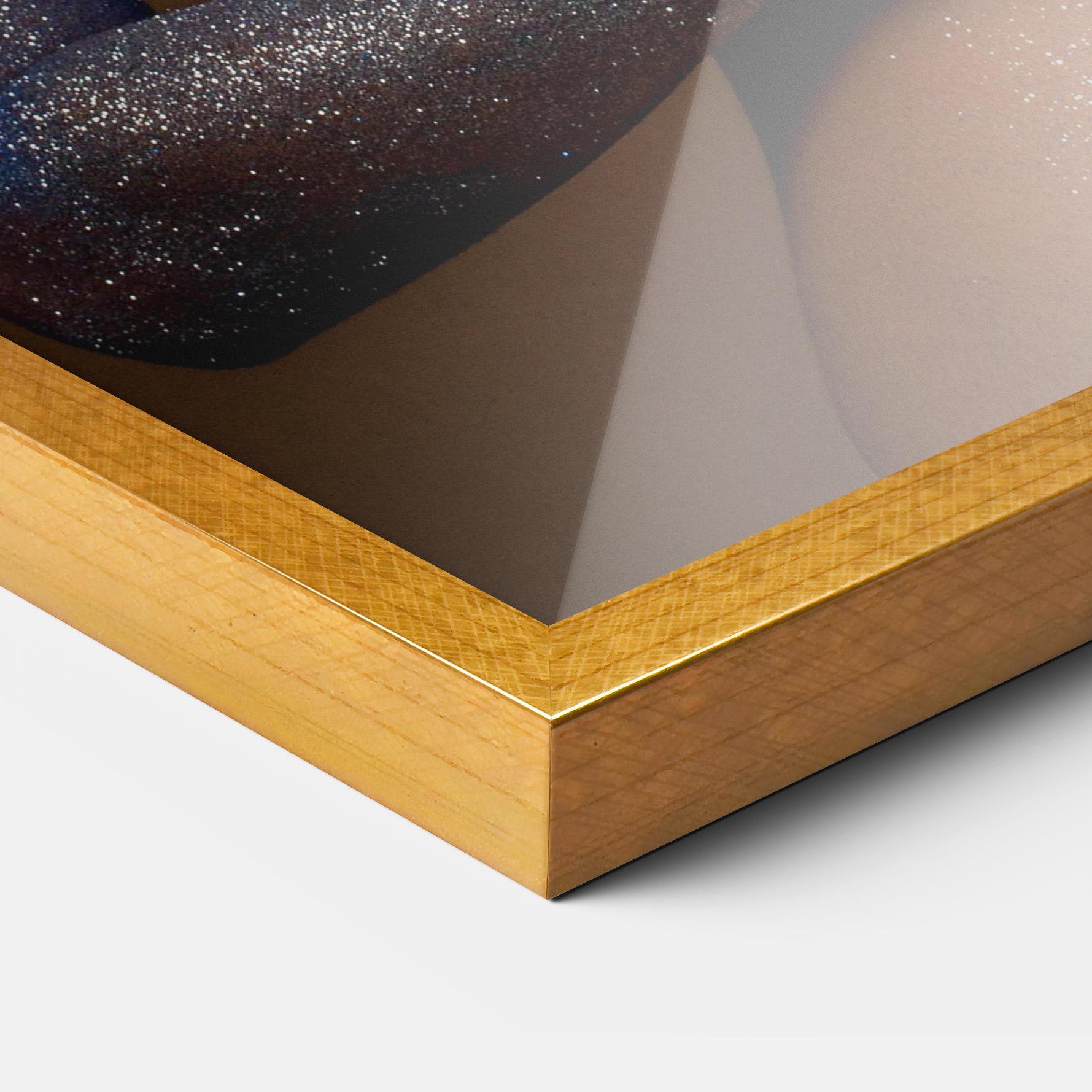 Poster Înrămat Blue Hair Make Up mockup 3