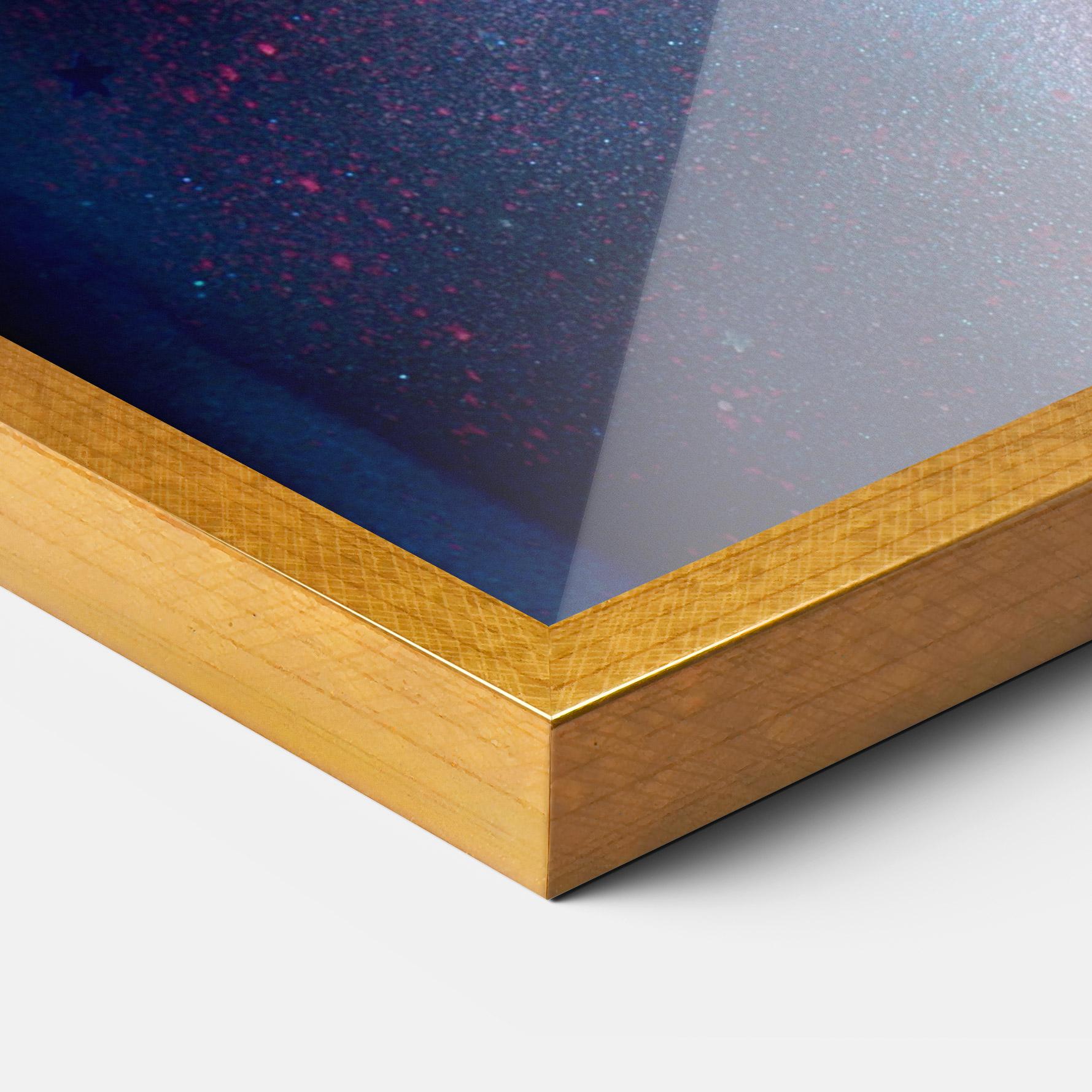 Poster Înrămat Galaxy Hair Girl mockup 3