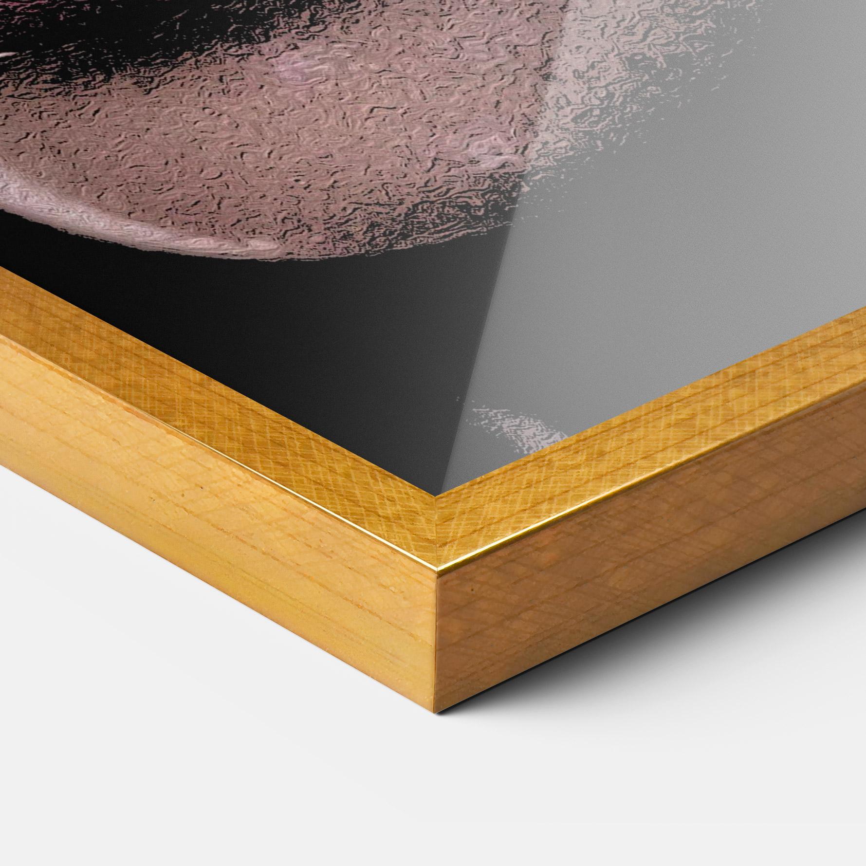 Poster Înrămat Pretty Crystal Makeup mockup 3