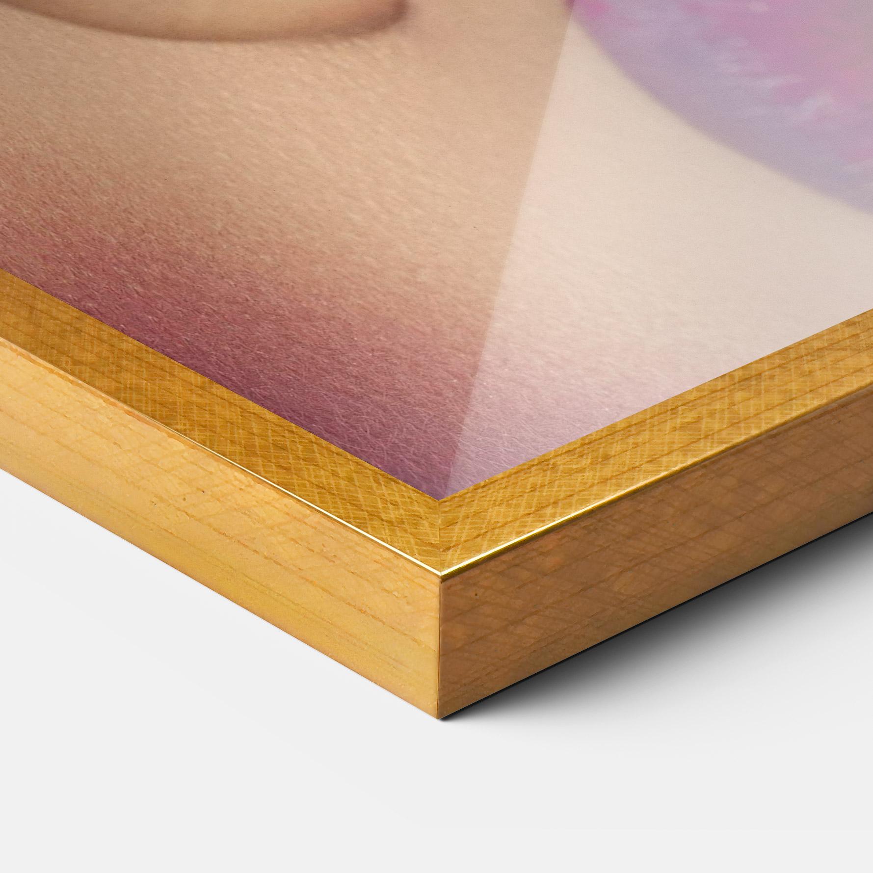 Poster Înrămat Pretty Pink Eyelashes mockup 3