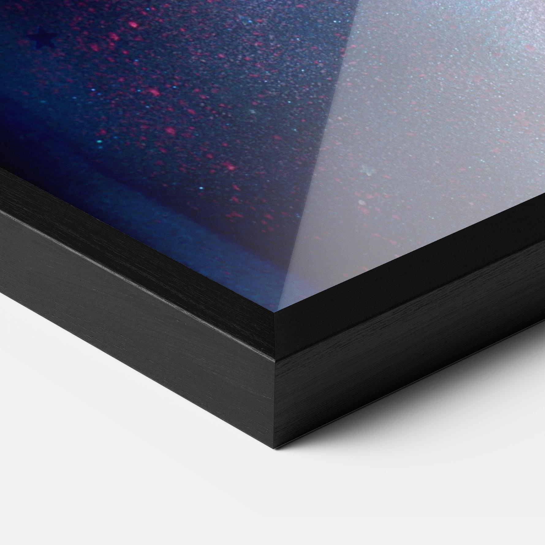 Poster Înrămat Galaxy Hair Girl mockup 3