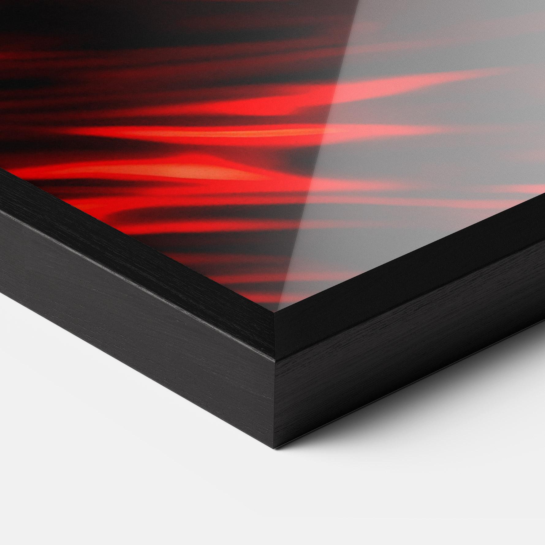 Poster Înrămat Red Makeup Art mockup 3