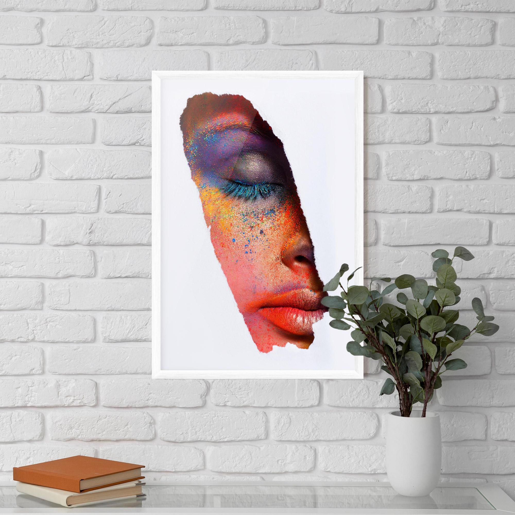 Poster Înrămat Blue Eyelashes mockup 5