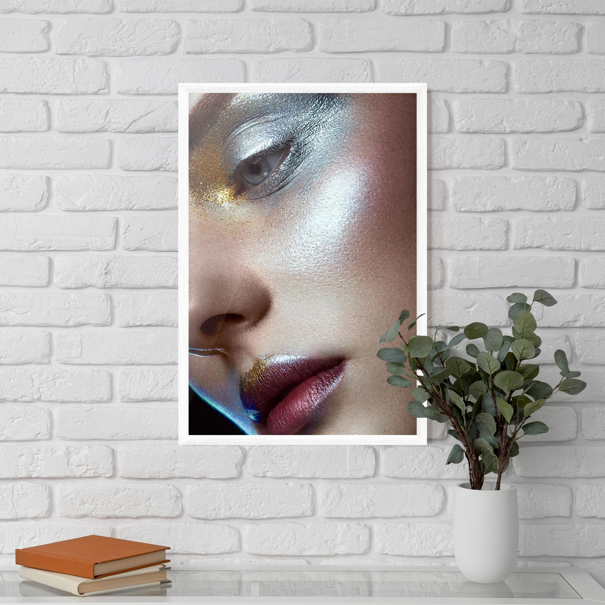 Golden Silver Makeup mockup 5