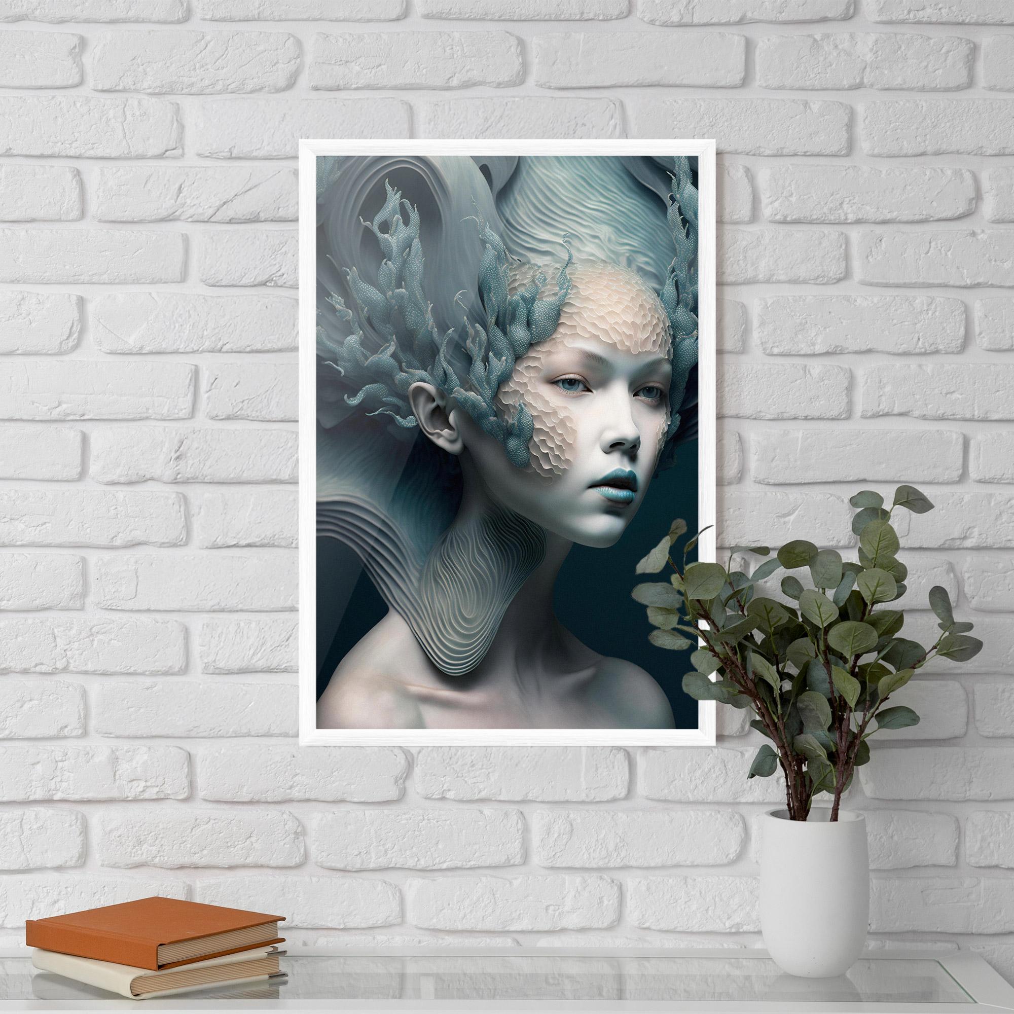 Poster Înrămat Mermaid Makeup mockup 5