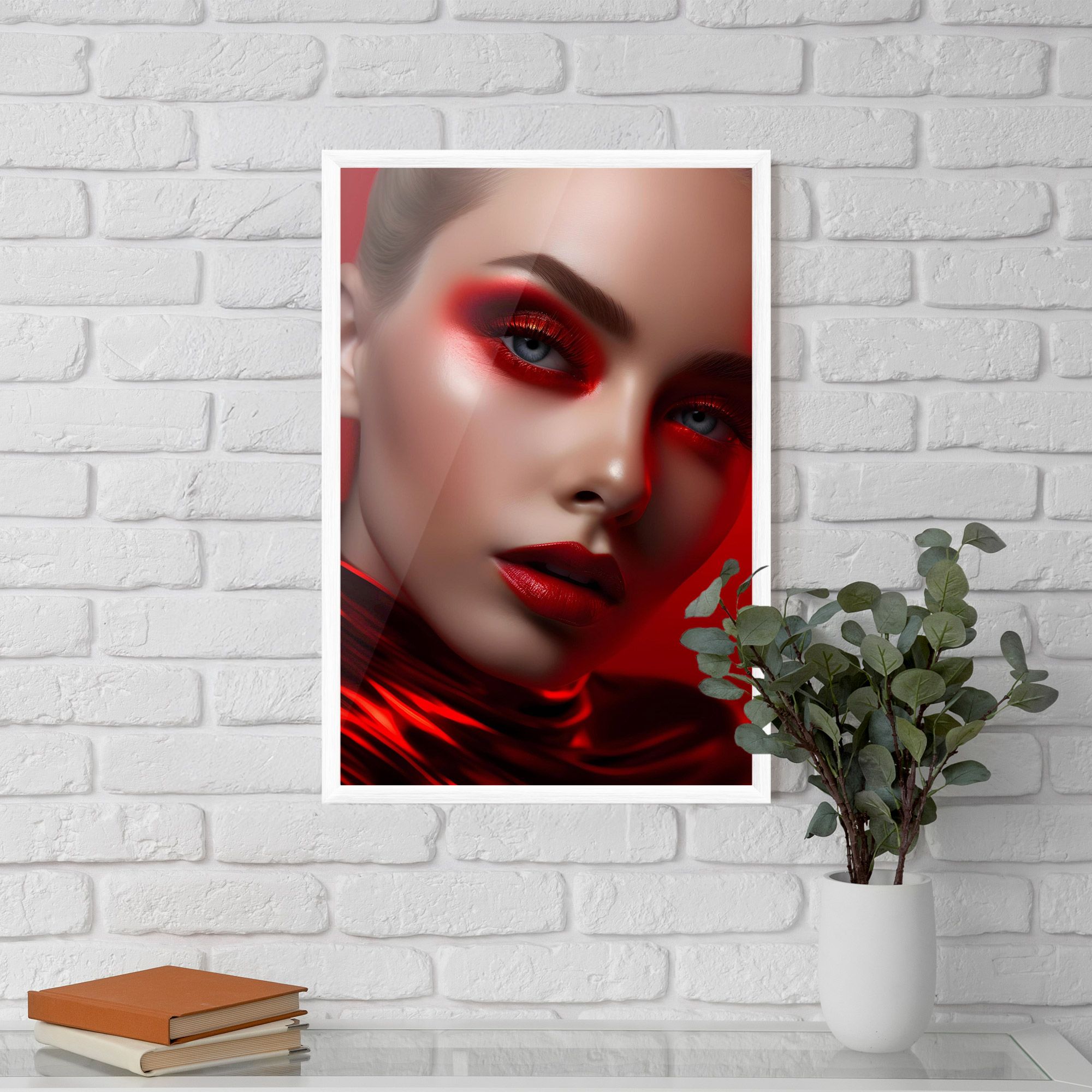 Red Makeup Art mockup 5