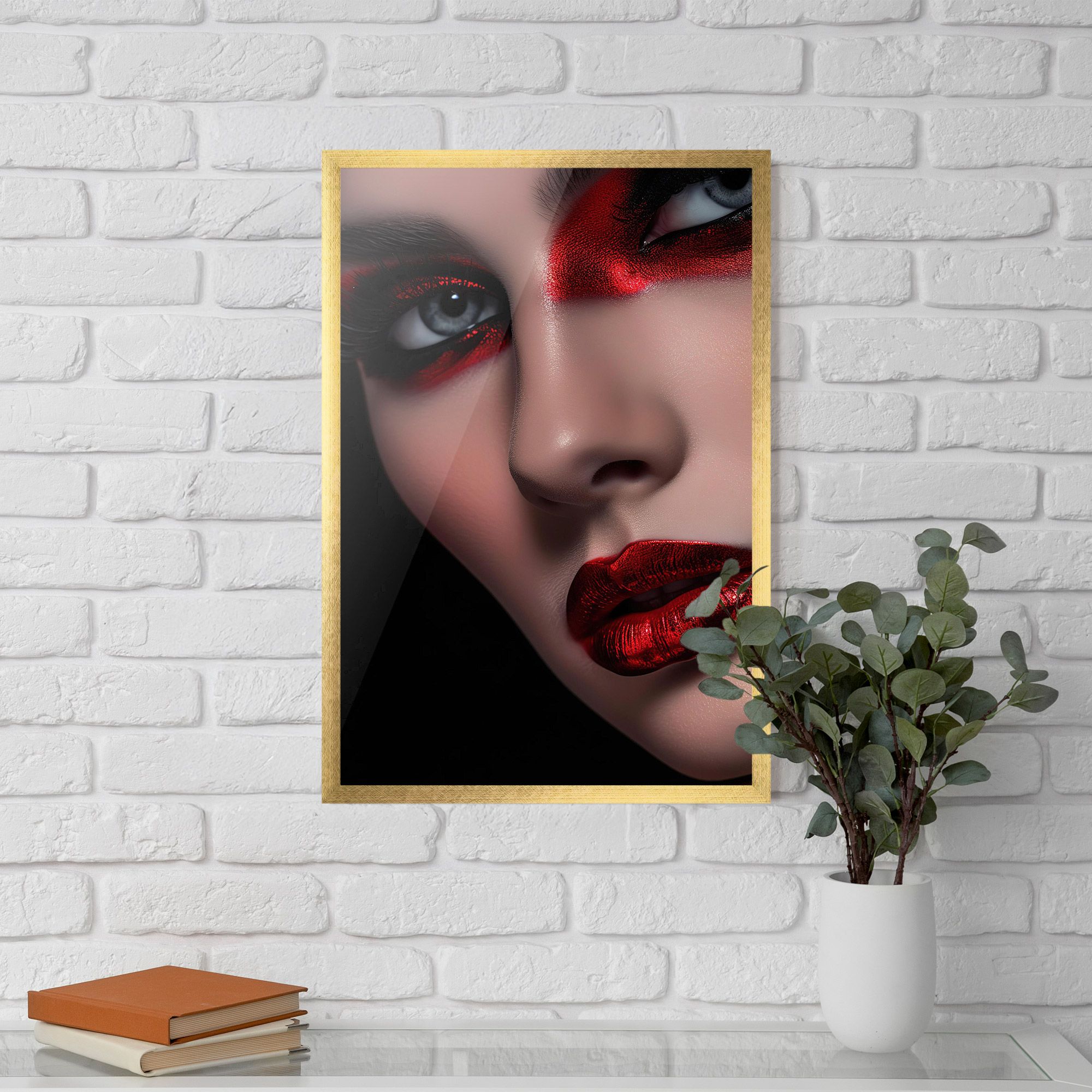 Close Up Red Makeup mockup 5