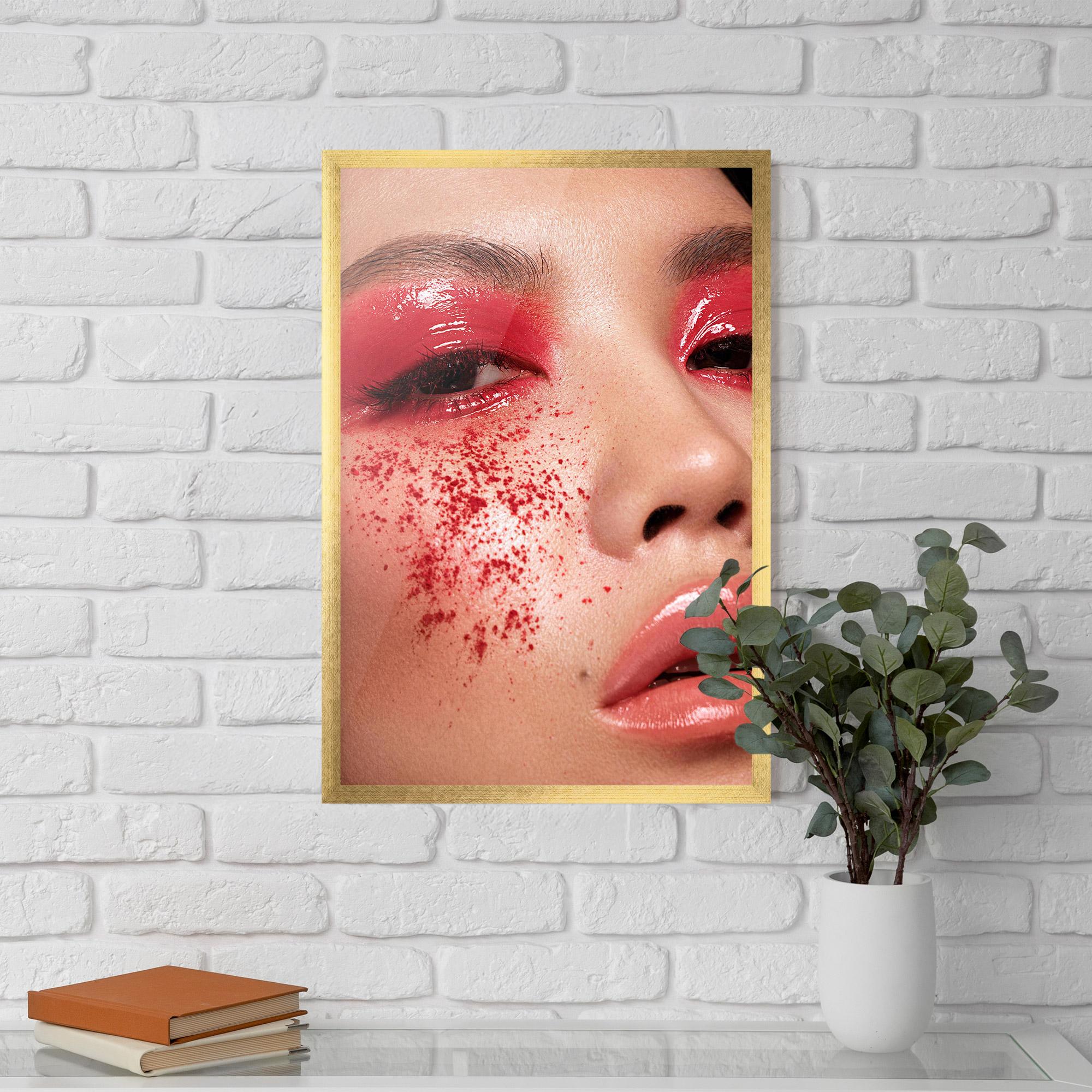 Poster Înrămat Pretty Asian Makeup mockup 5