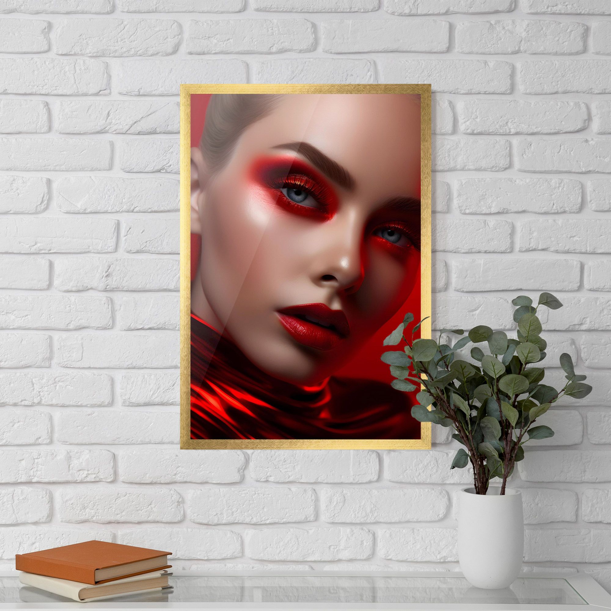 Red Makeup Art mockup 5