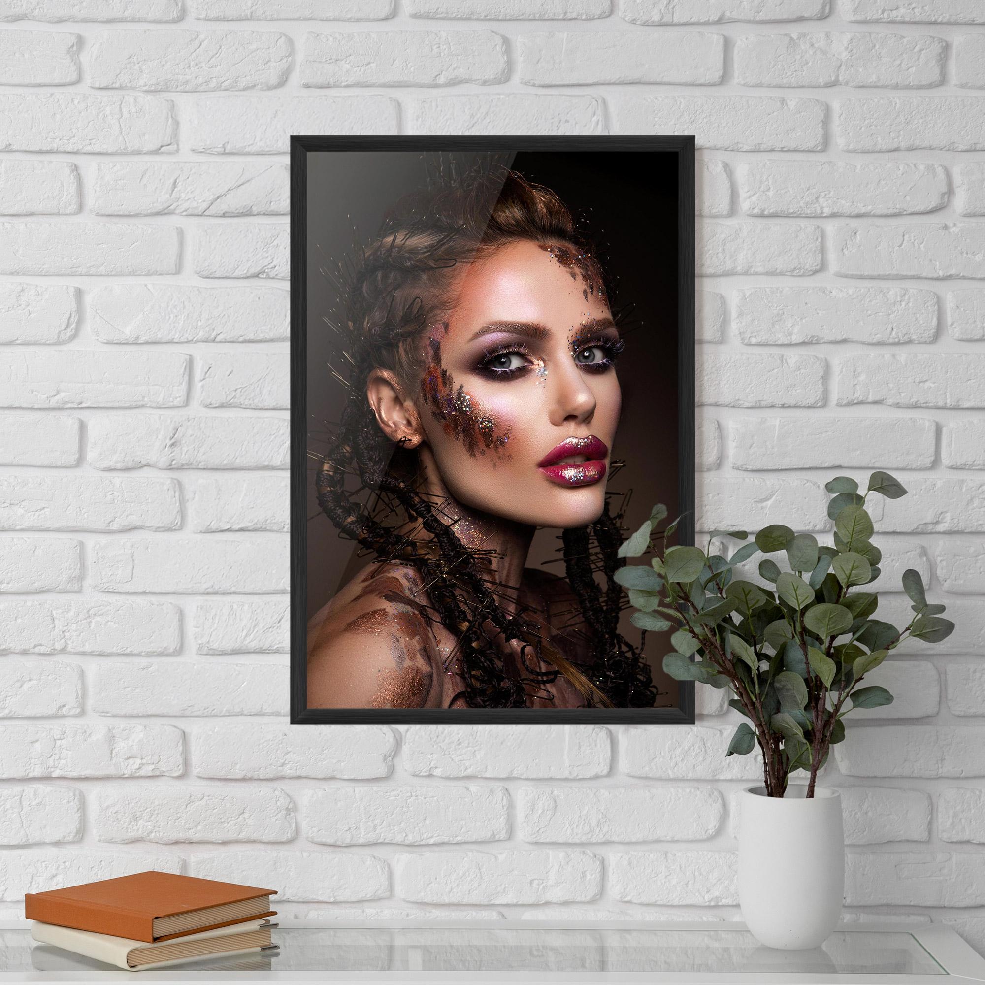 Poster Înrămat Purple Eyelashes mockup 5