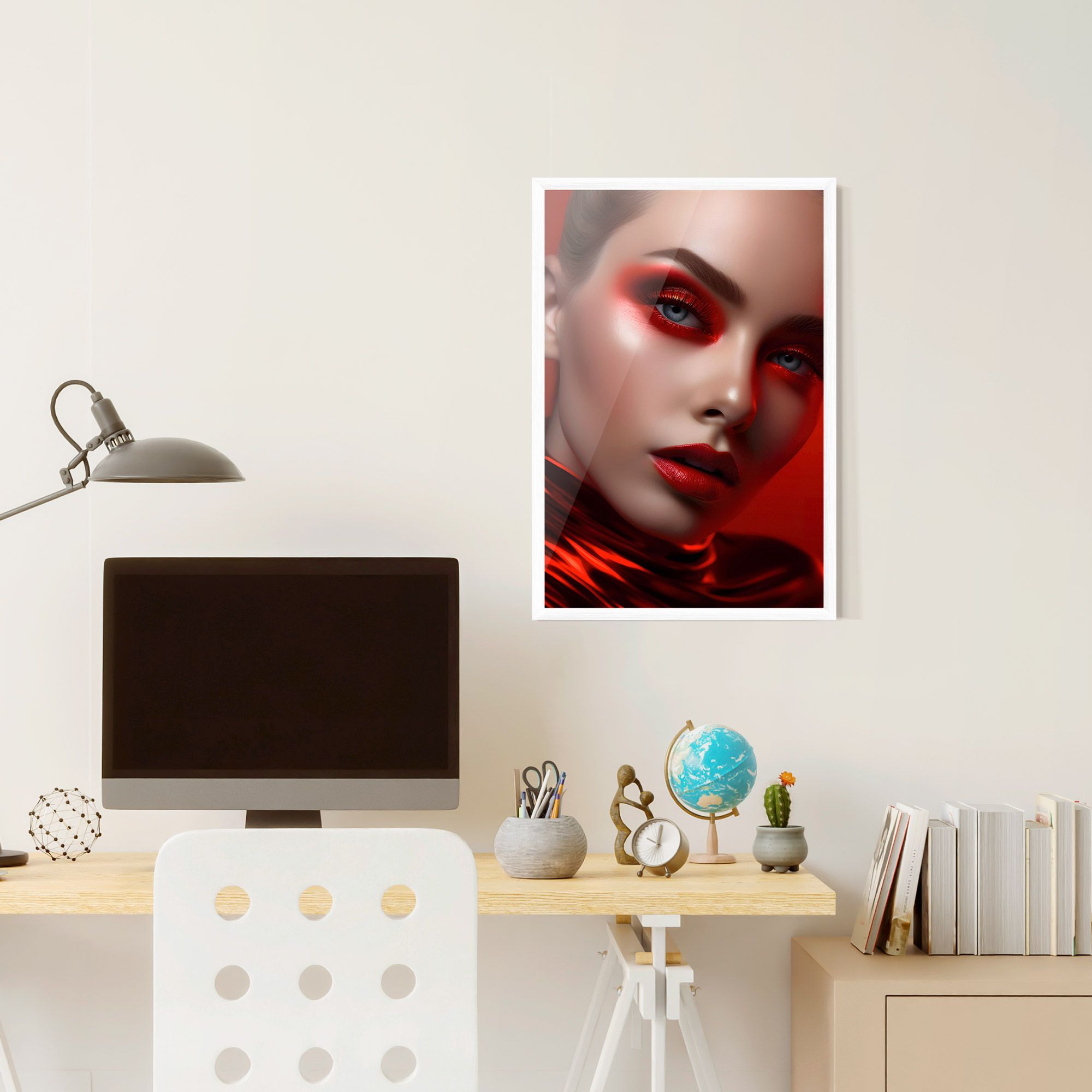 Red Makeup Art mockup 6